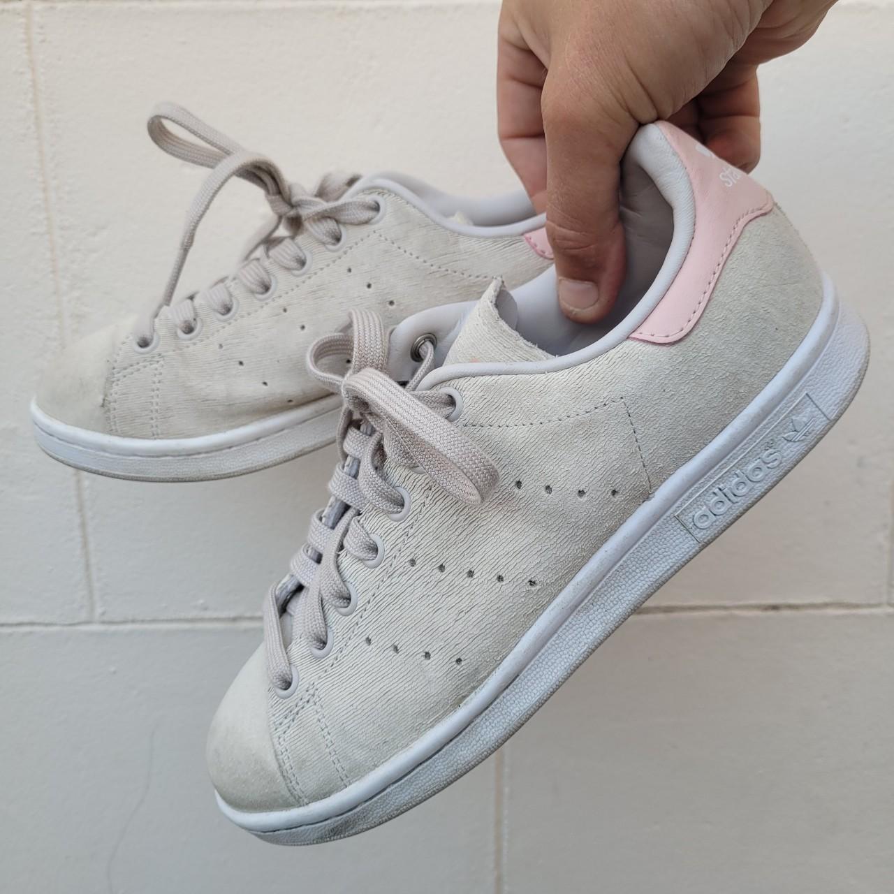 Adidas stan smith pearl grey pink best sale