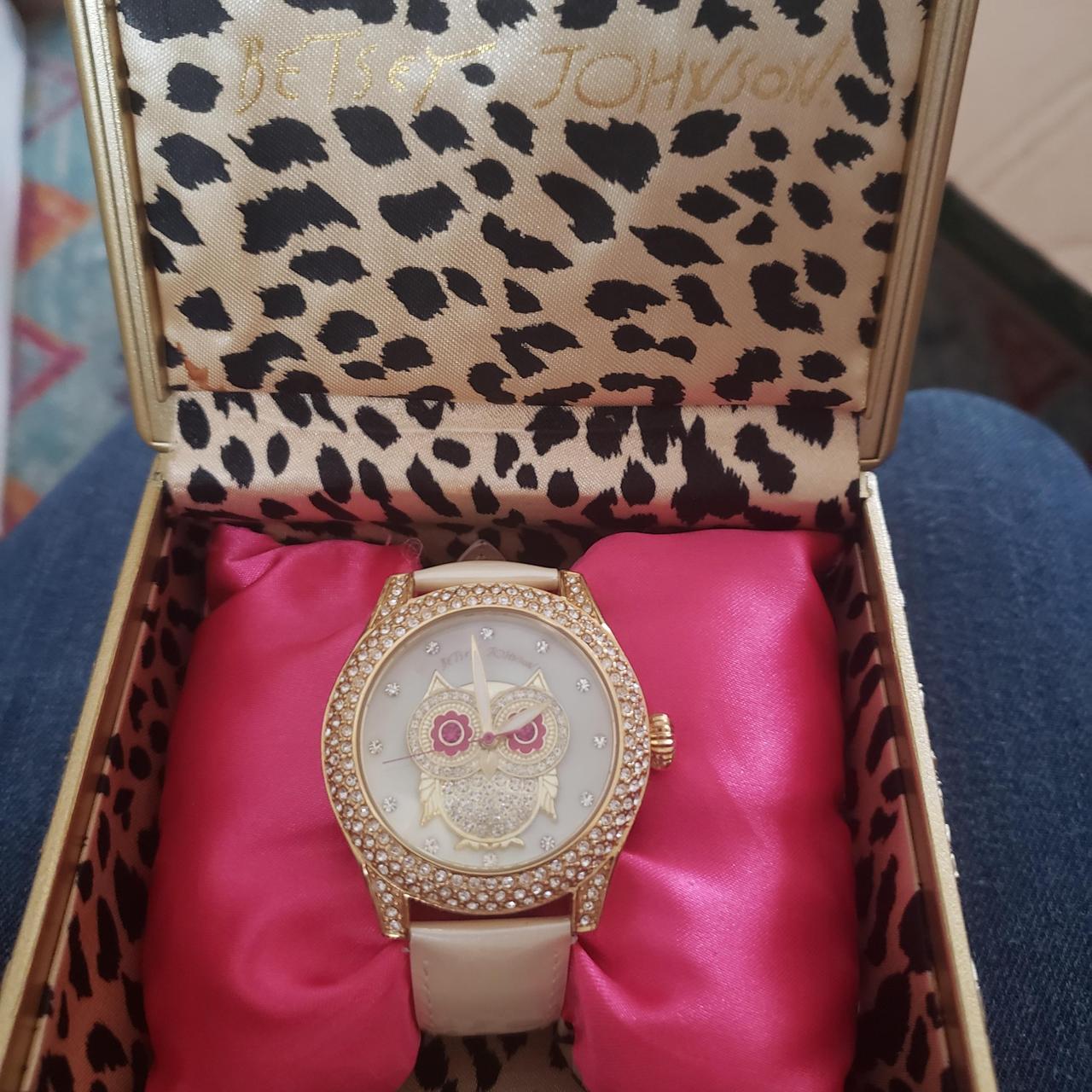 Betsey johnson outlet owl watch