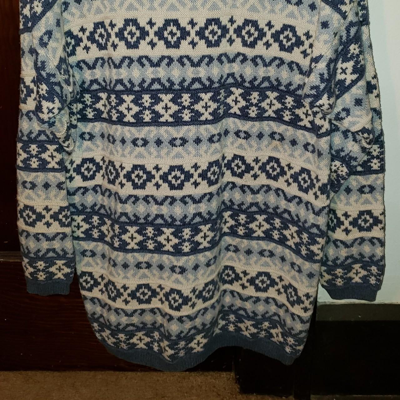 Sears Women's Blue and White Jumper (2)