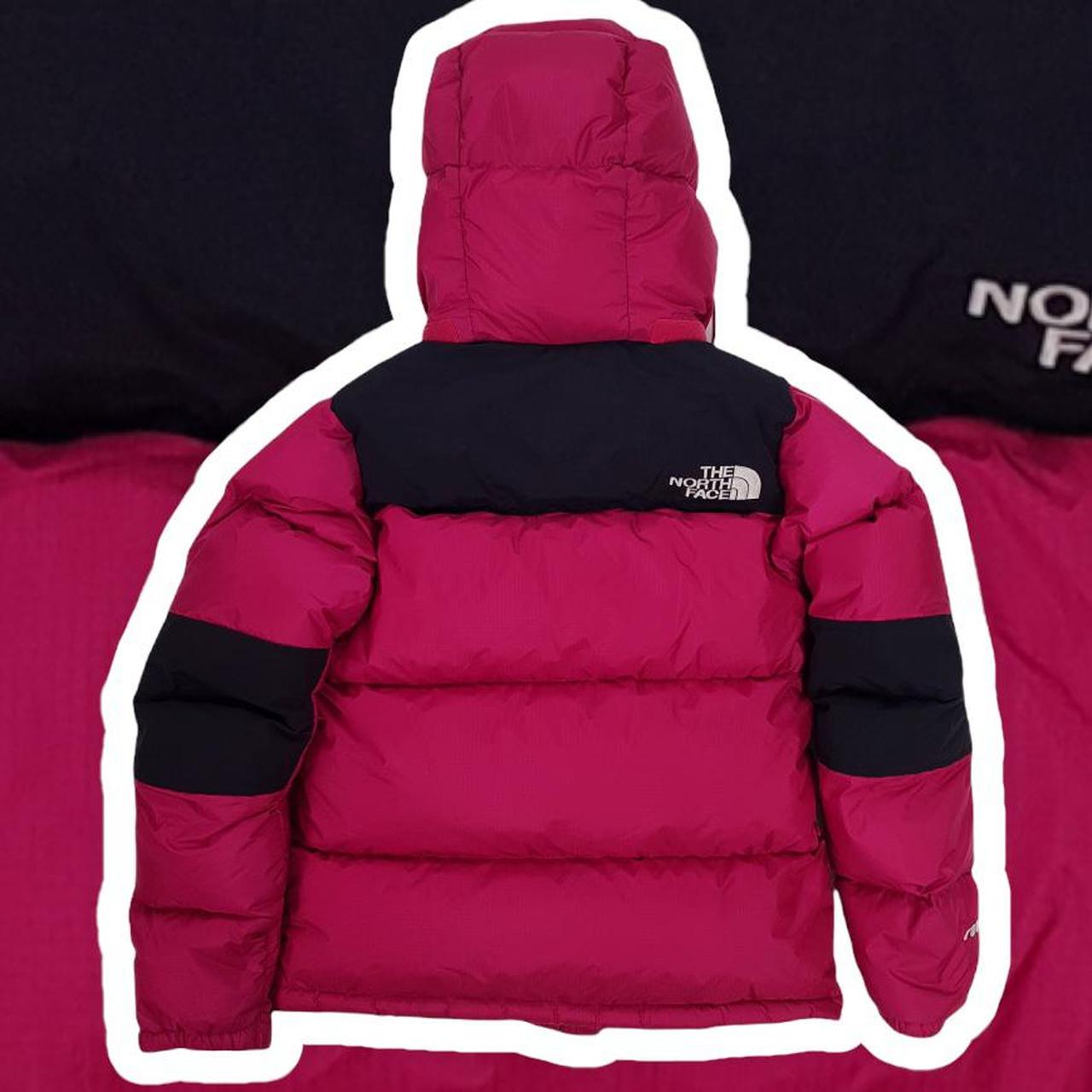 Vintage pink north face puffer jacket summit... Depop