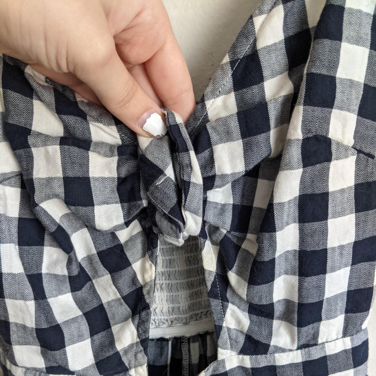 Urban Outfitters Gingham Romper Sz xxs Condition... Depop