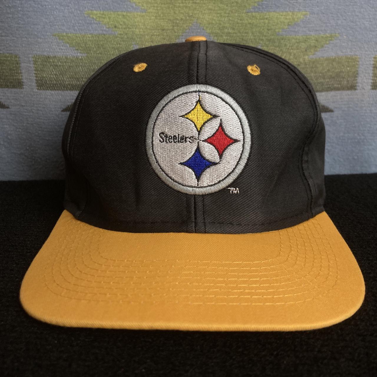 Vintage Pittsburgh Steelers Hat NFL Cap Snapback - Depop