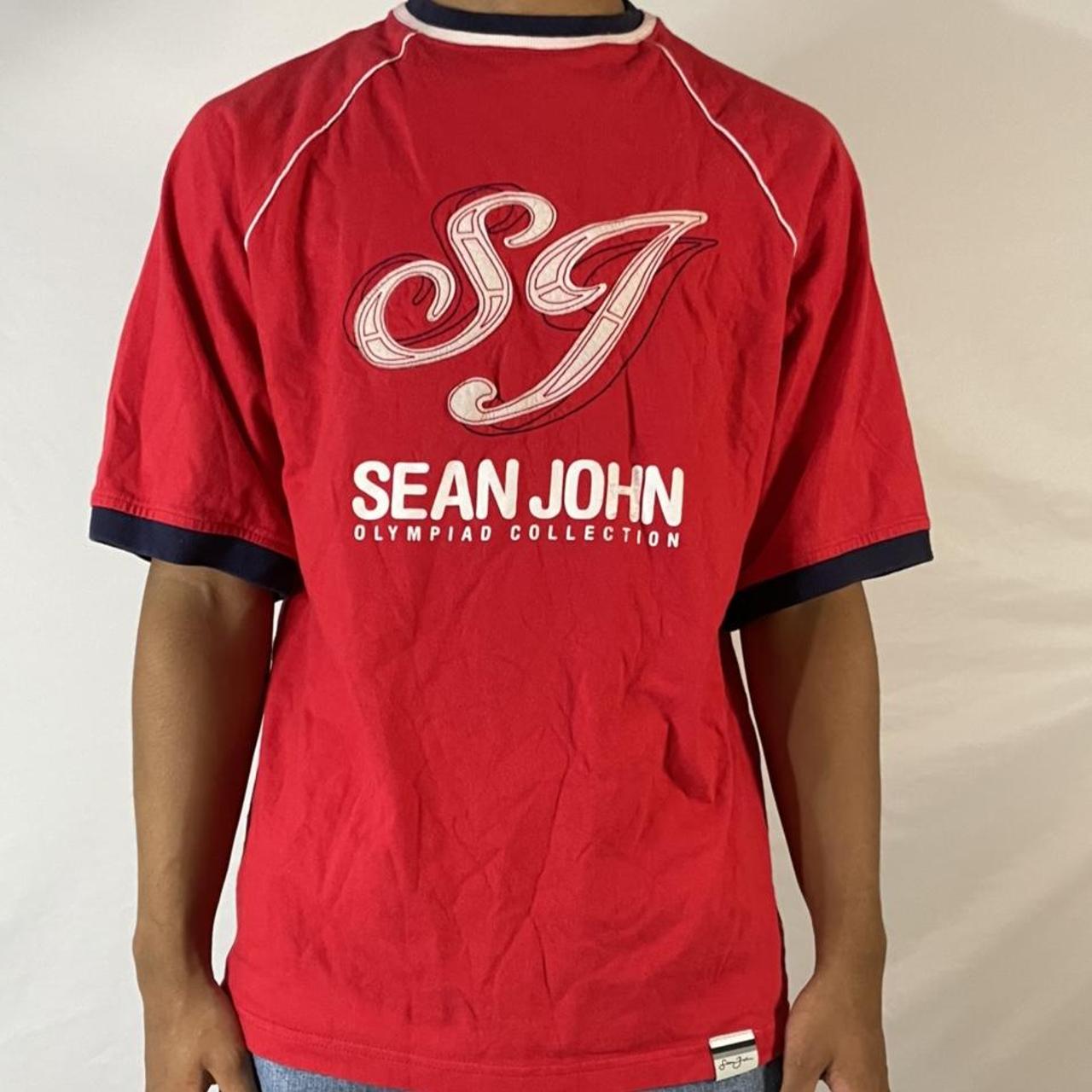Sean John Men's Red T-shirt (2)