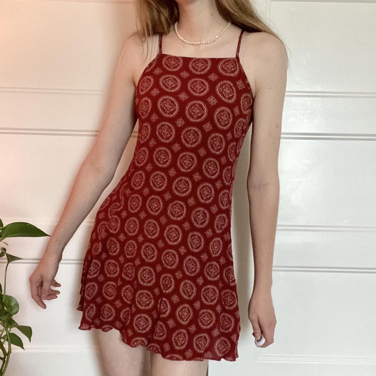 brandy melville red dress