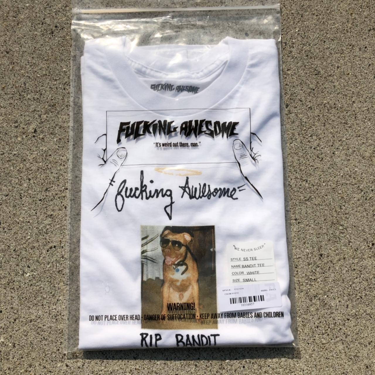 🐕 Fucking Awesome R.I.P Bandit Tee🐕 💥10/10 Condition... - Depop
