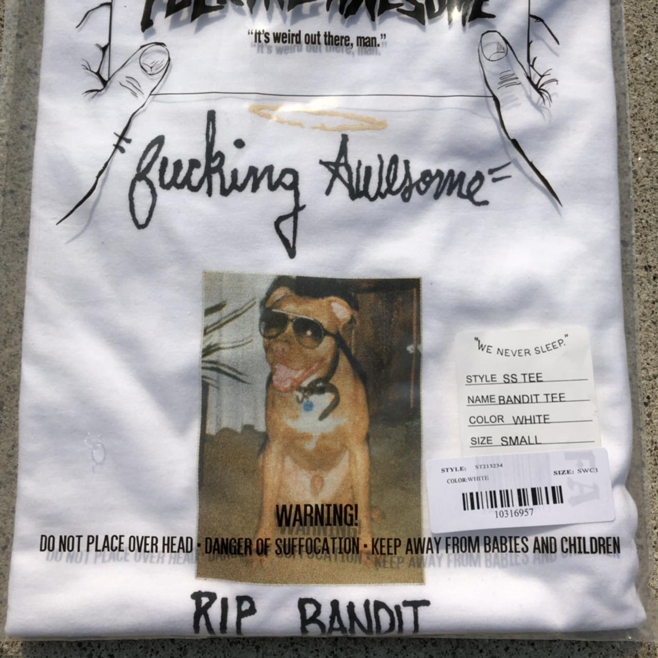 🐕 Fucking Awesome R.I.P Bandit Tee🐕 💥10/10 Condition... - Depop