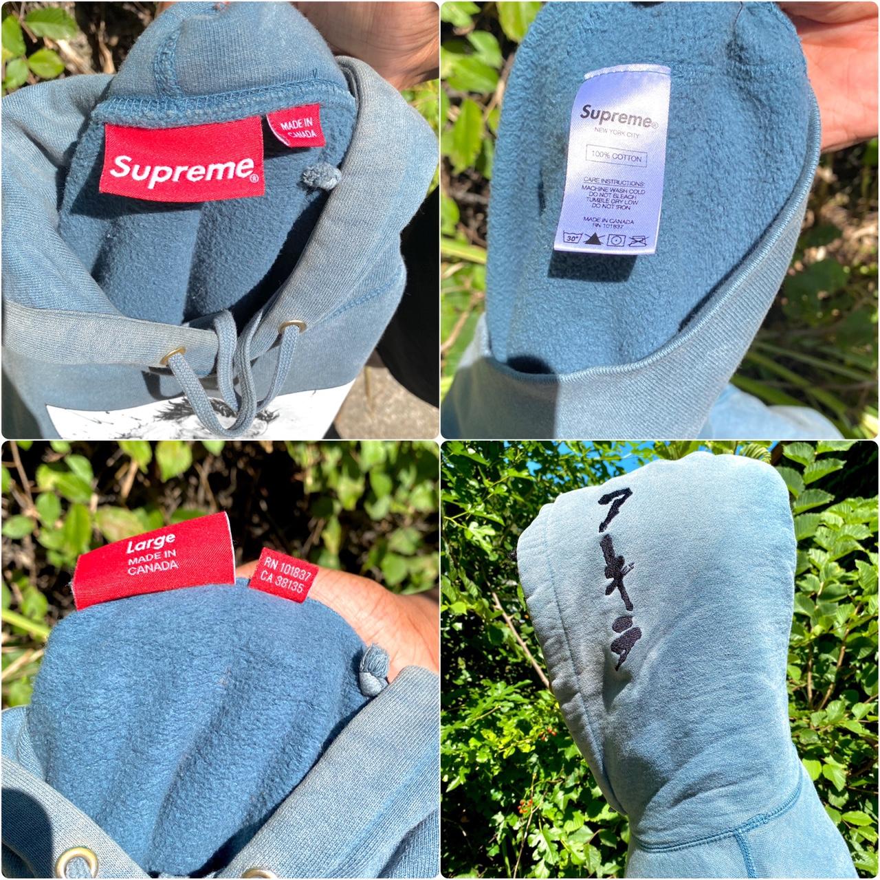 Slate Akira Arm Hoodie Supreme FW17 SEND Depop