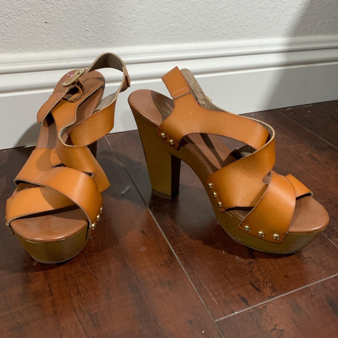 platform brown shoes