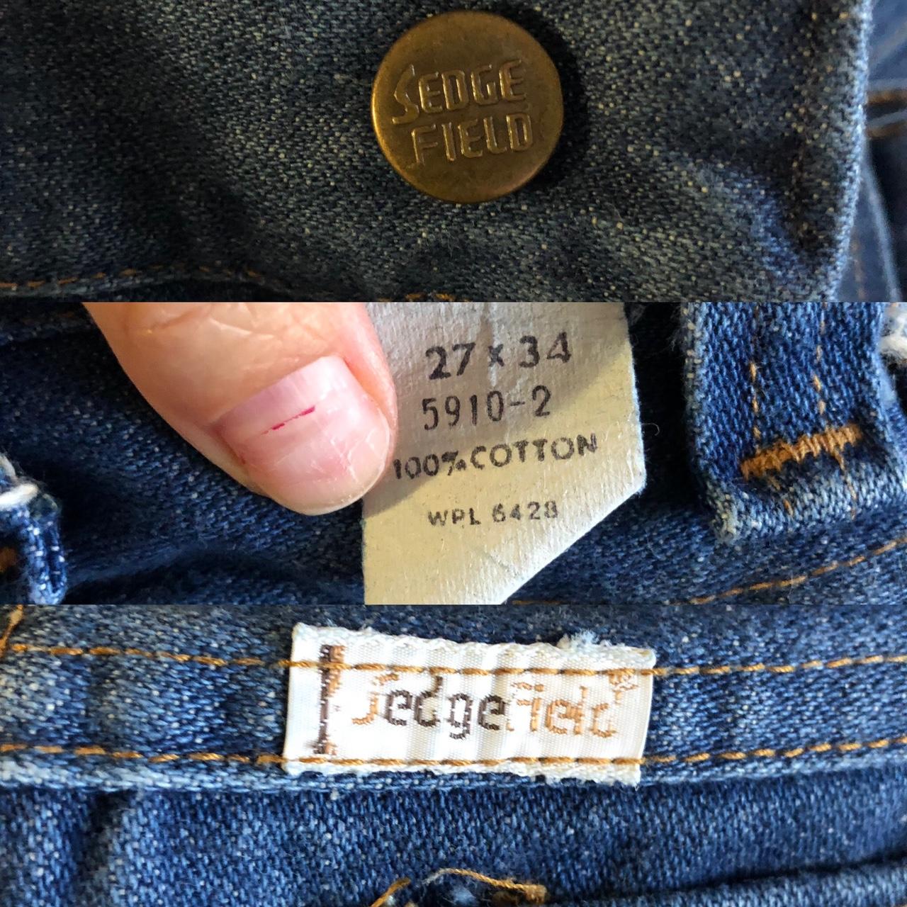 Vintage Sedgefield jeans from 1970 Bell bottoms 100... Depop