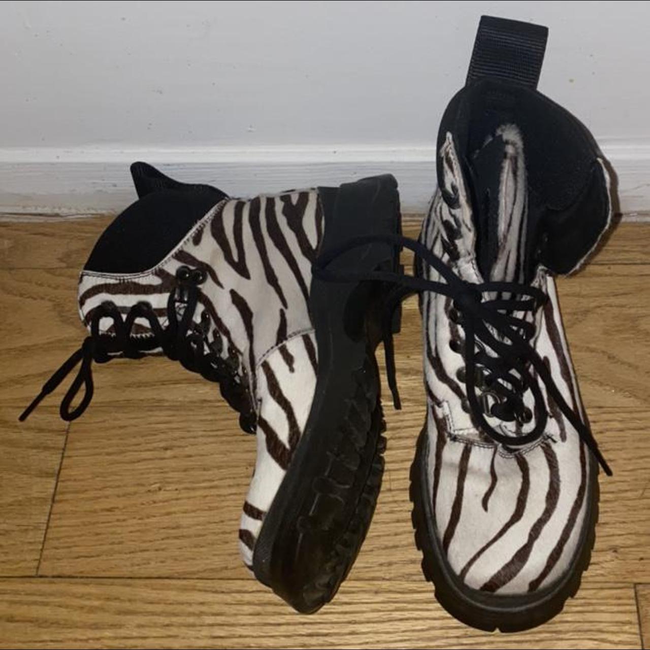 prada zebra shoes