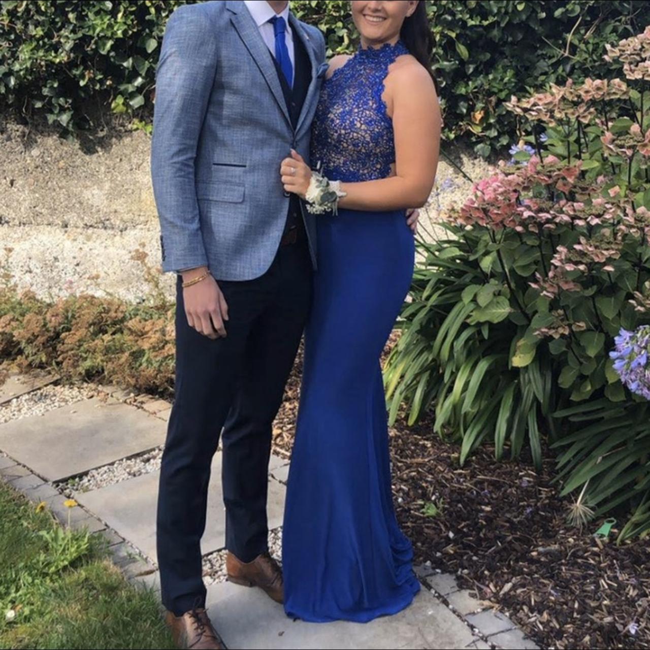 Royal blue debs dress sale