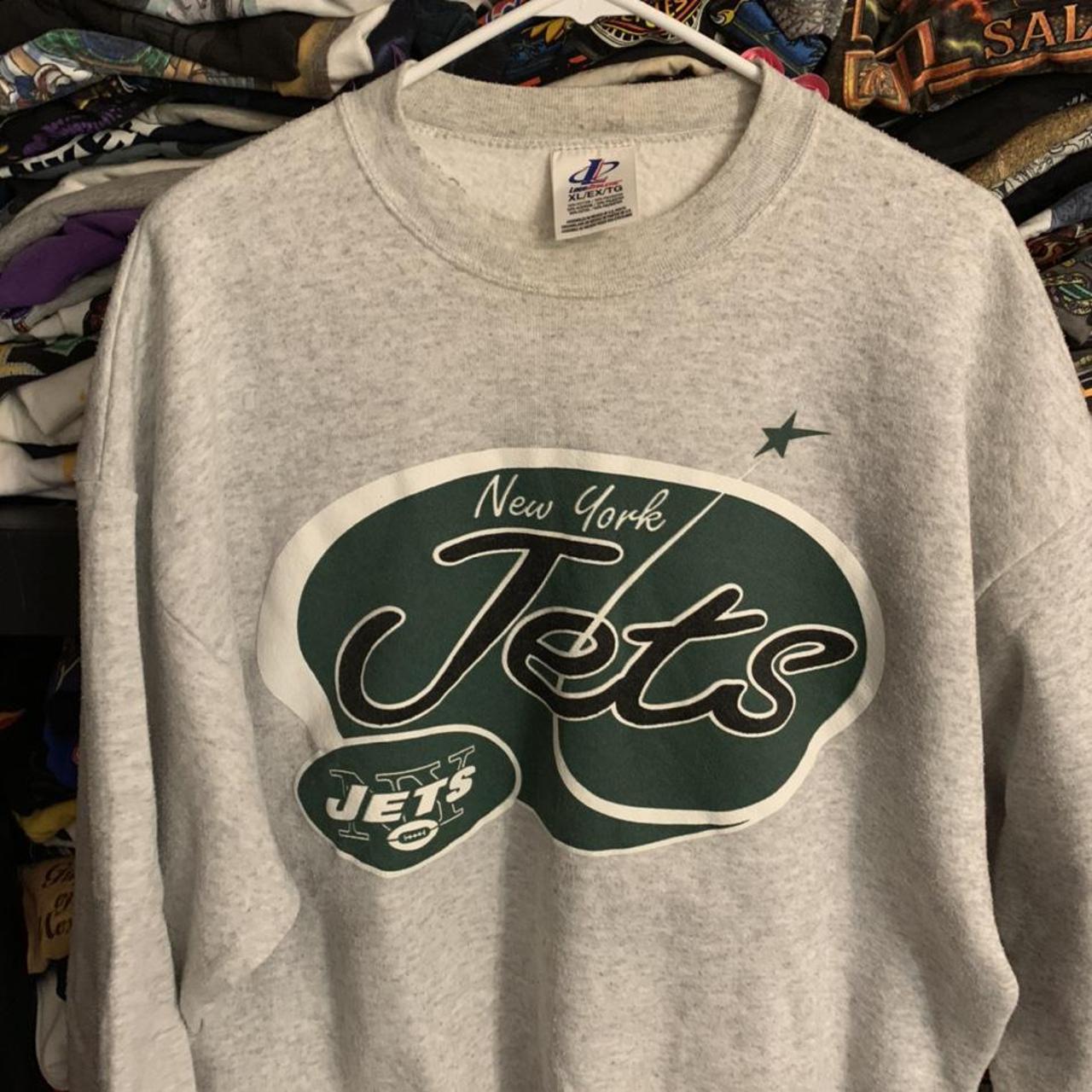 Vintage New York Jets Logo Atheltic Crewneck adults... - Depop