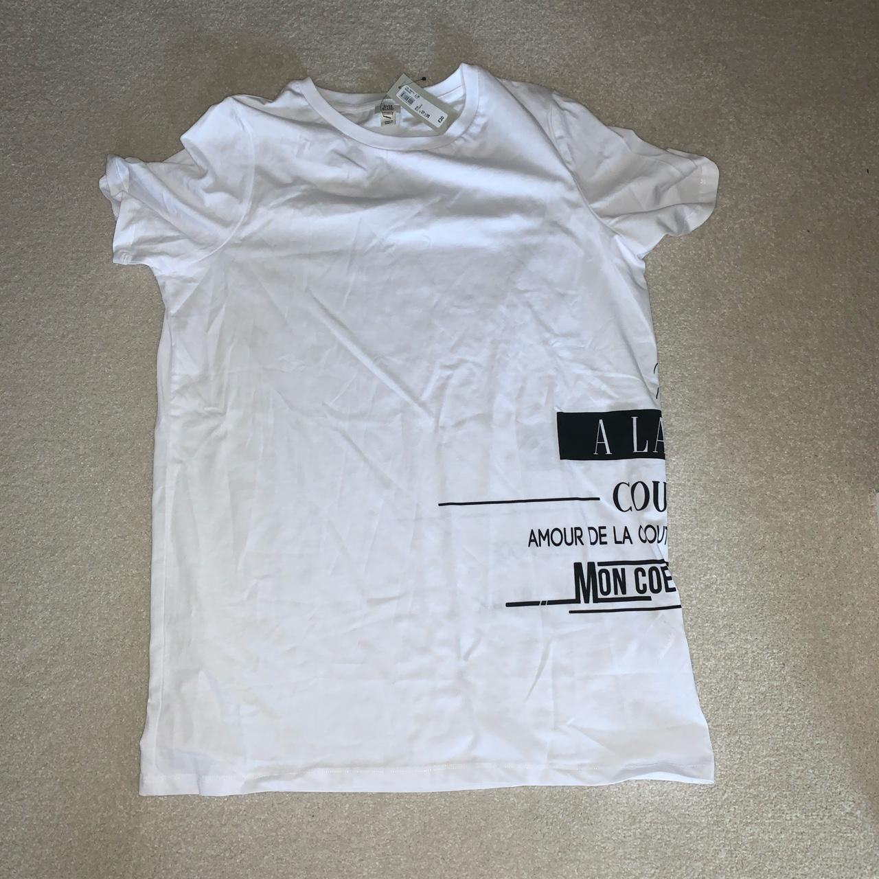 Oversized white tshirt from river island. Literally... - Depop