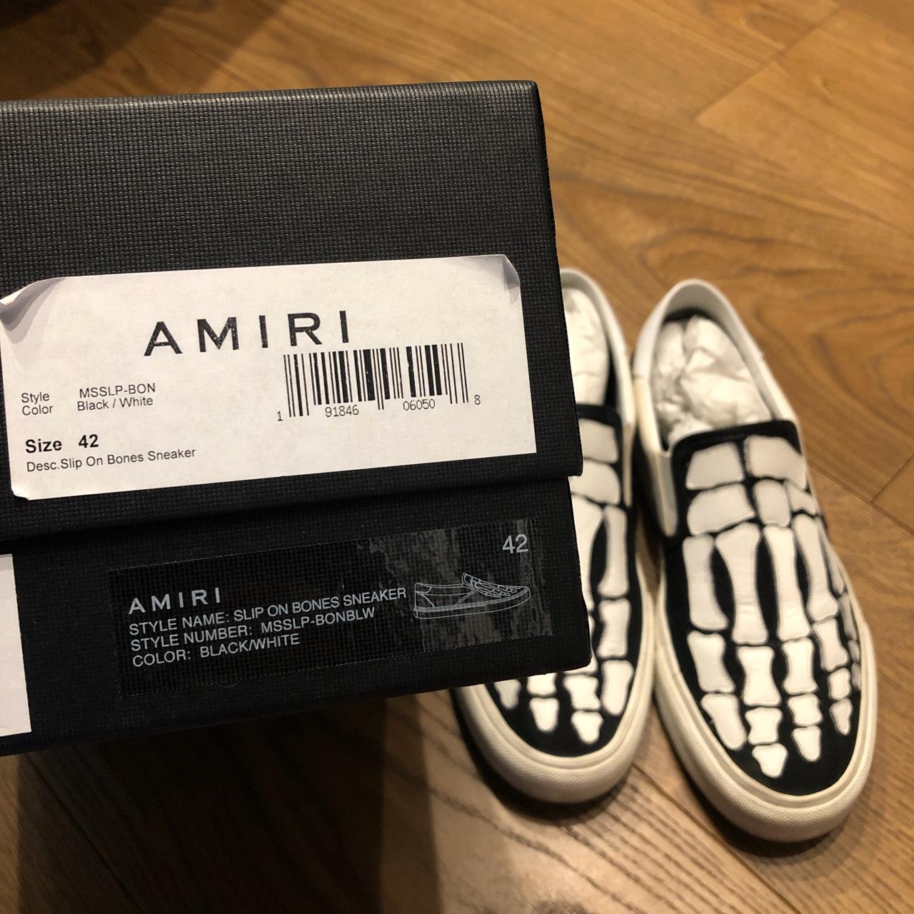 Amiri bones store slip on