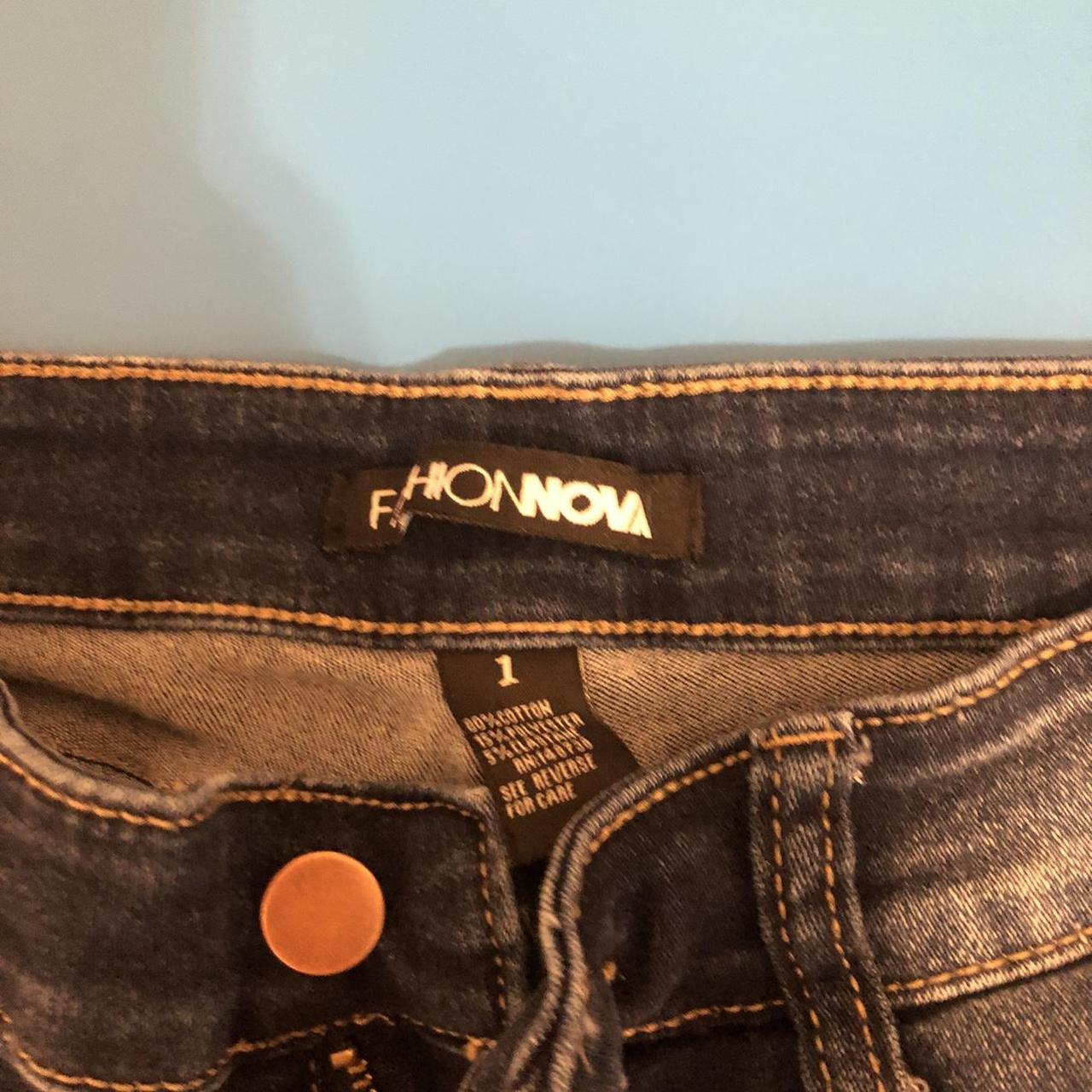 Fashion nova skinny jeans size 1 Depop