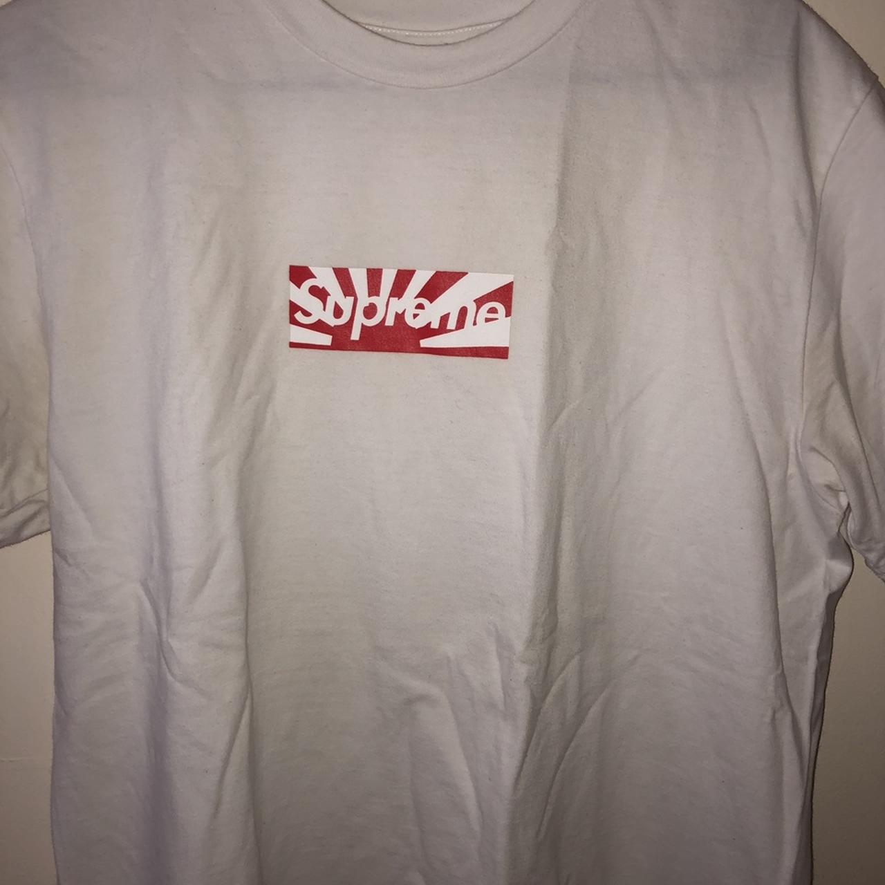 supreme japan relief box logo size L cash... - Depop