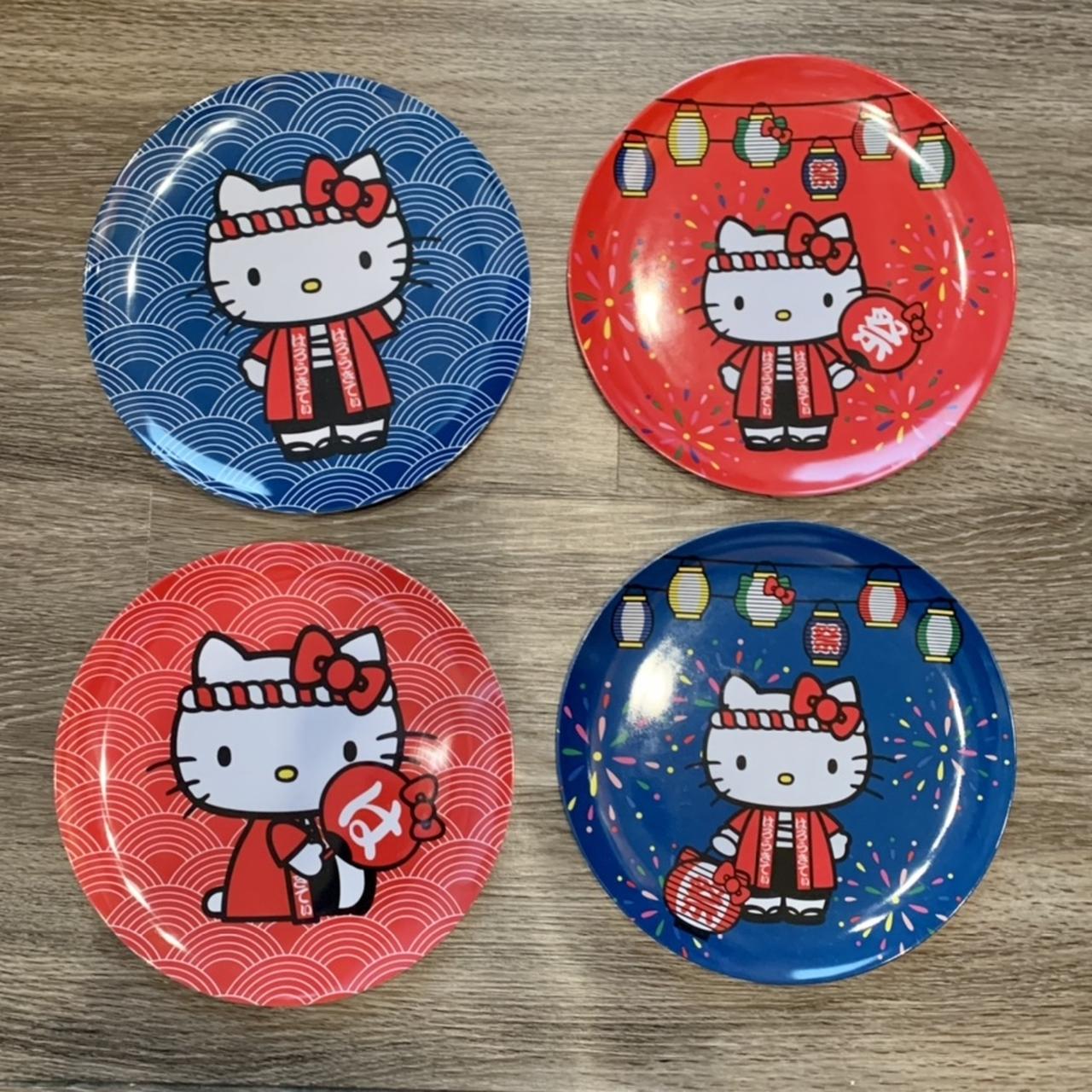 Sanrio Hello Kitty Dinner Plates Set of 4. Not... Depop