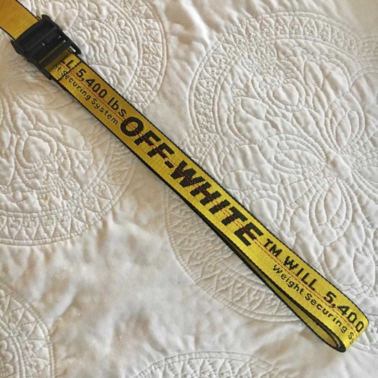 NOT FOR SALE YET: OFF-WHITE YELLOW INDUSTRIAL... - Depop