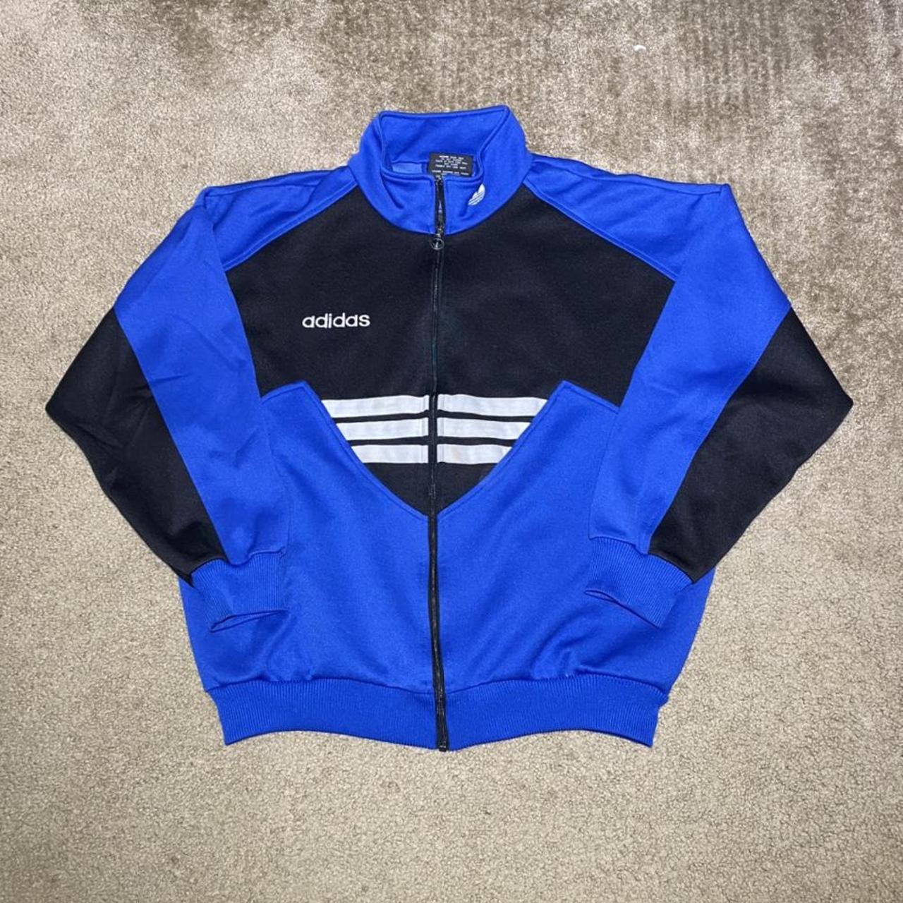 Vintage 1990s Adidas Embroidered Logo Spell Out Full... - Depop