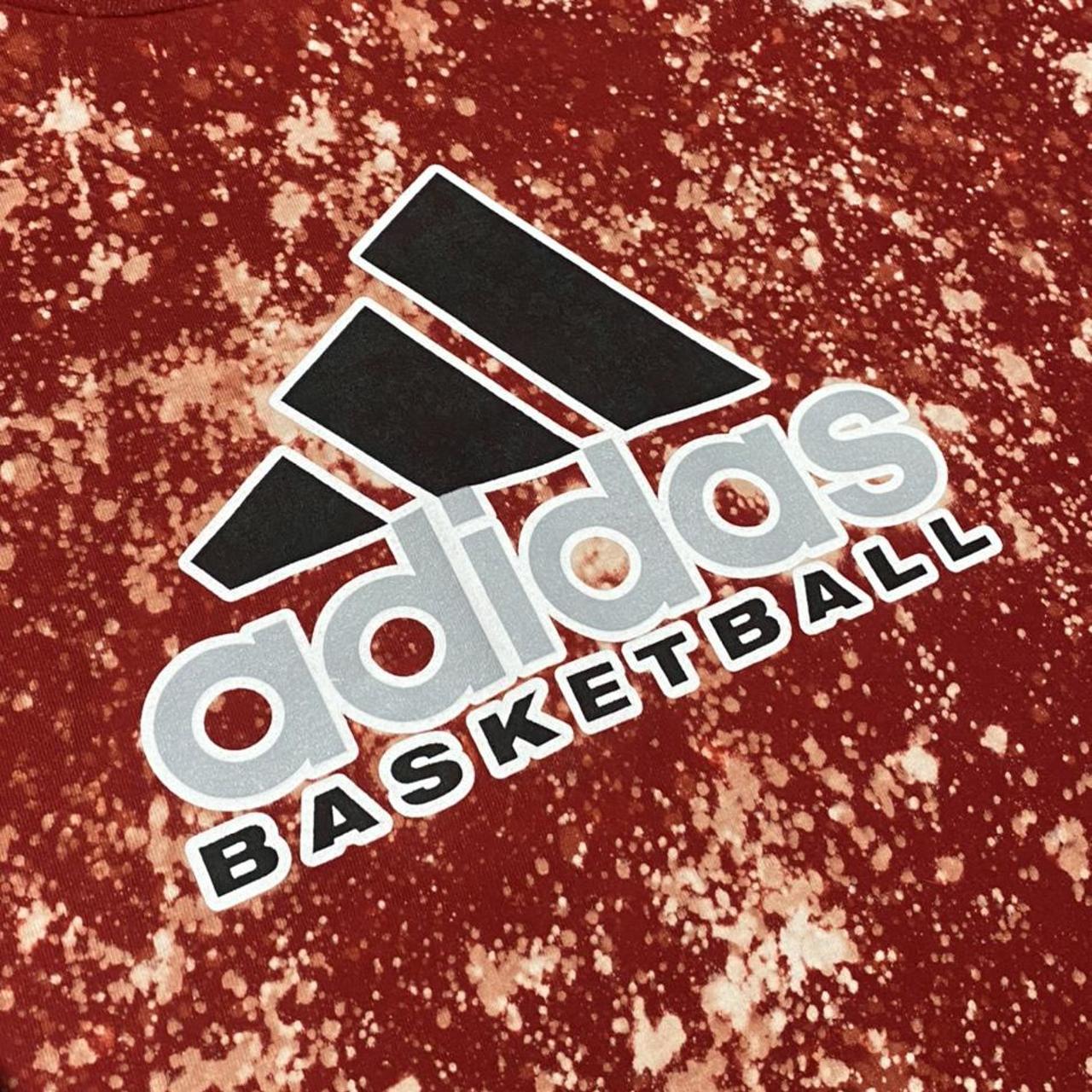 Vintage 2000s Adidas Basketball Triangle Logo... Depop