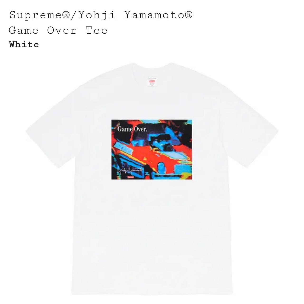 supreme yohji game over tee