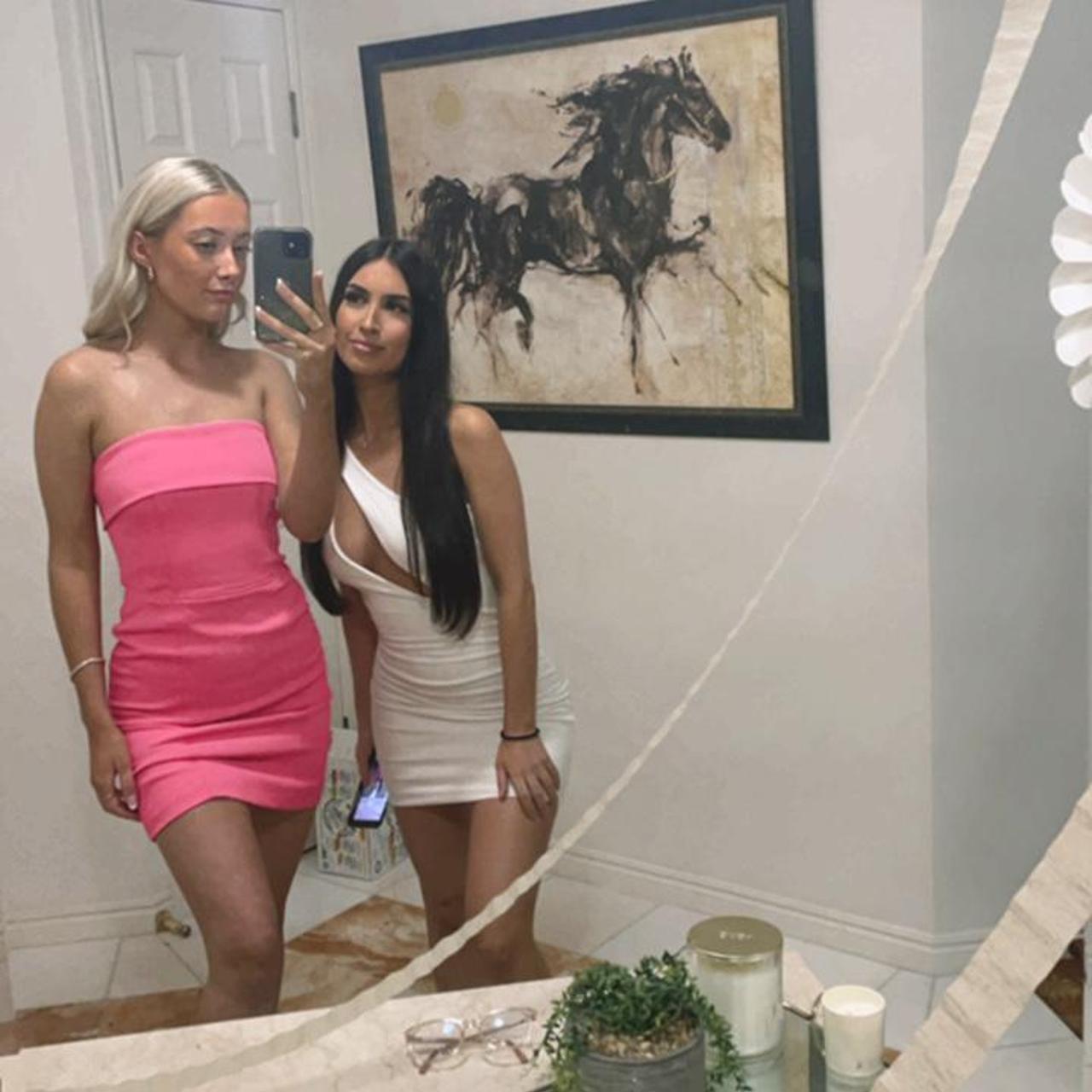 Kookai oyster dress in PINK 💕 So flattering and... Depop