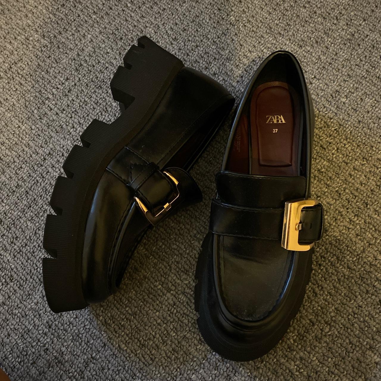 track sole loafers zara