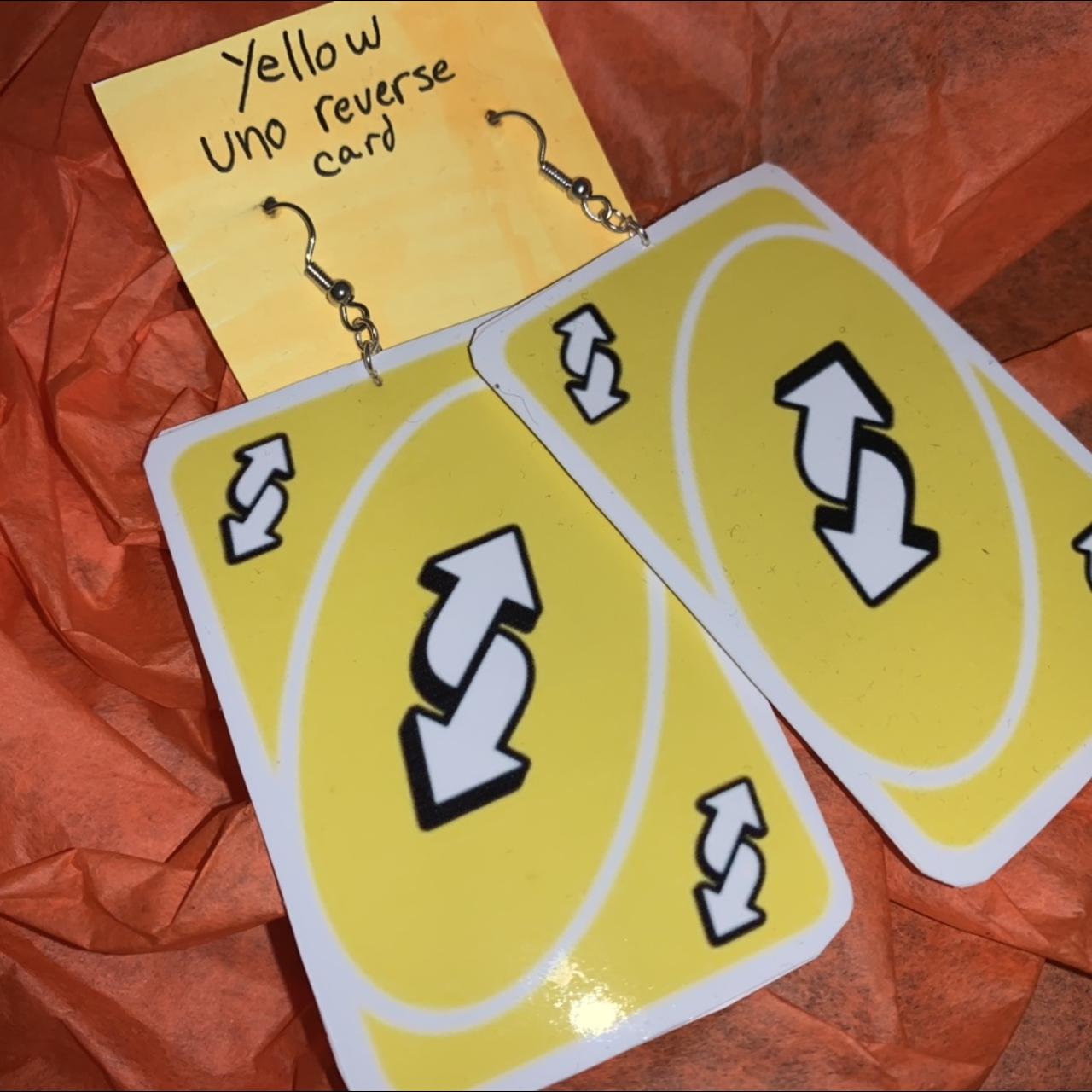 Yellow UNO Reverse Card | Postcard