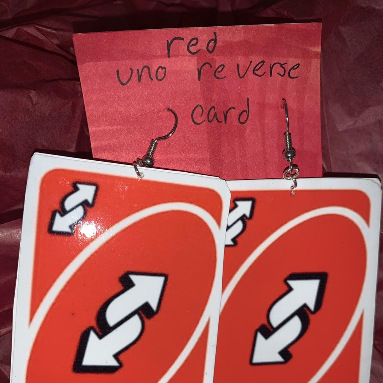 Red Uno Reverse Card 