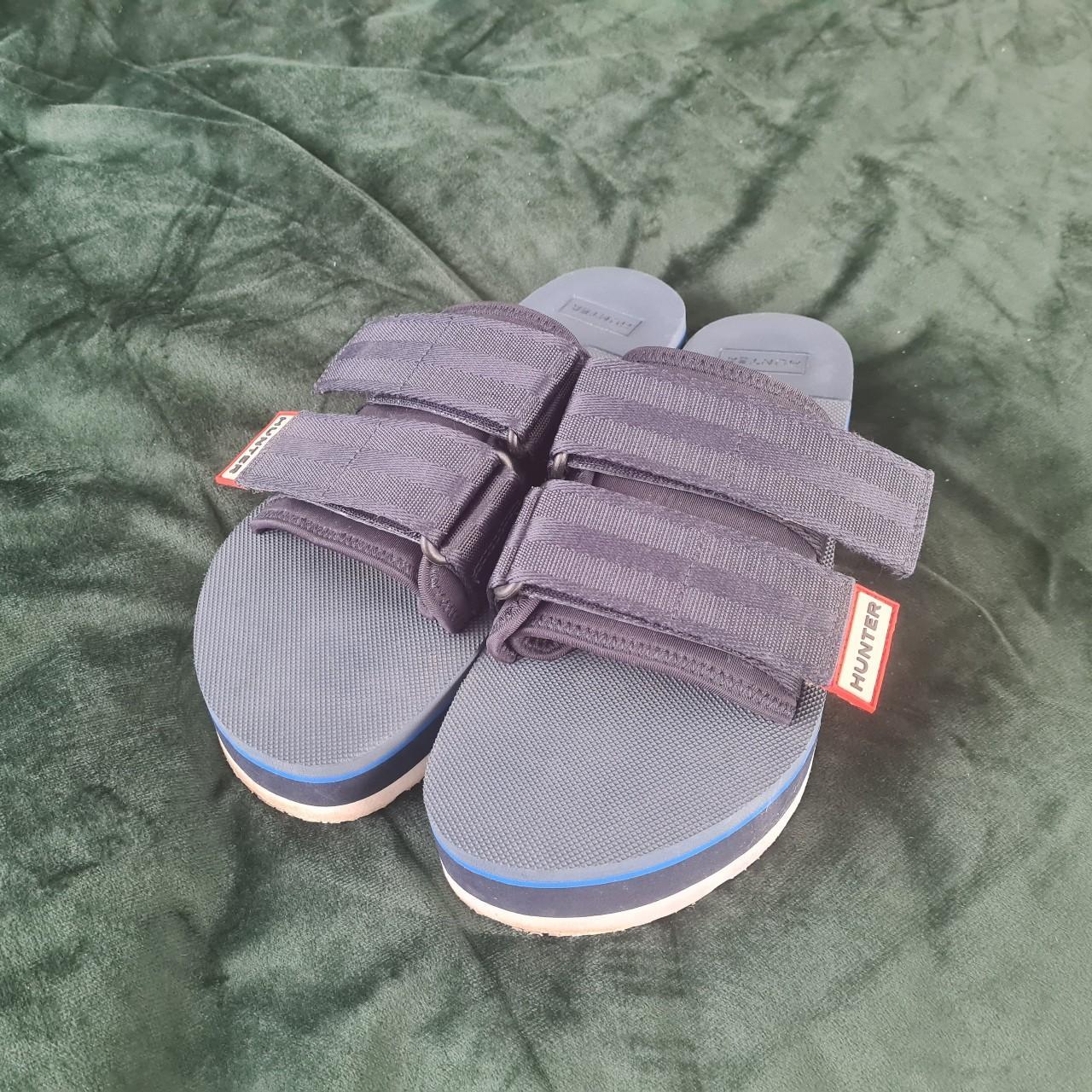 💫Hunter sliders/slides - navy 💫UK women's size... - Depop