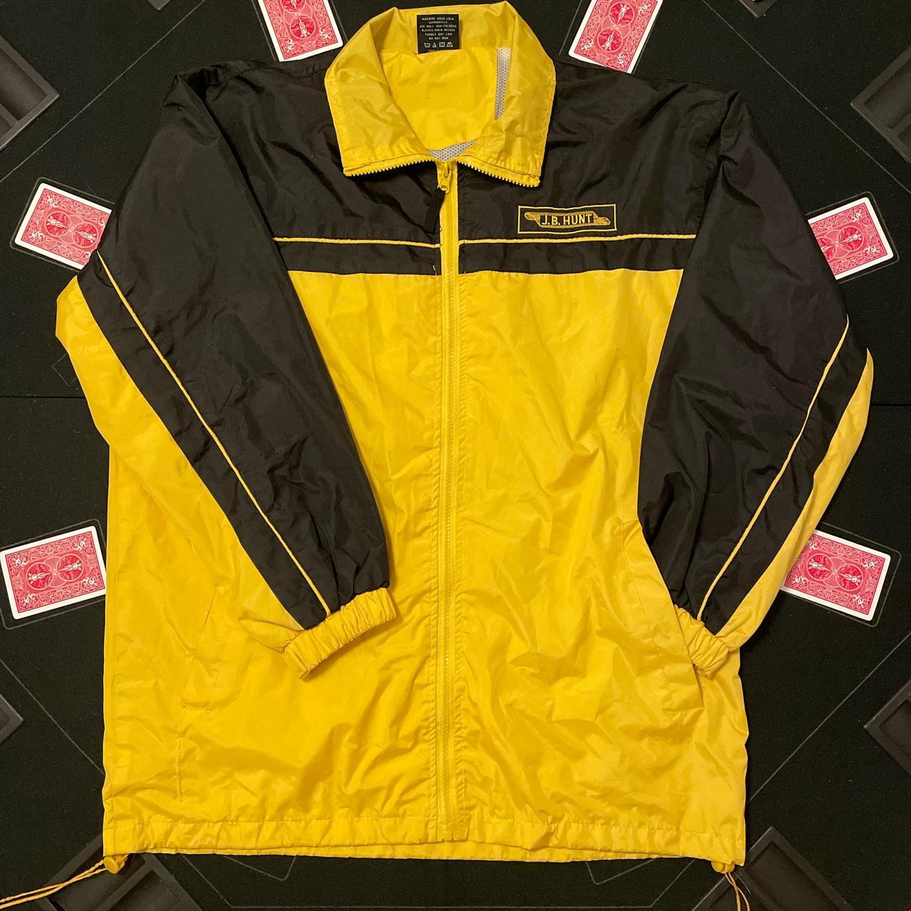 Vintage JB Hunt Transportation windbreaker jacket!... - Depop