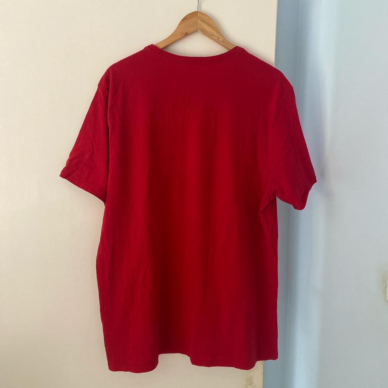mens nike red t shirt
