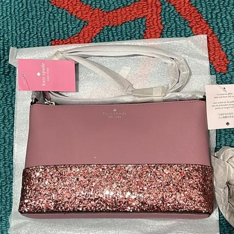 Kate Spade Greta Court Glitter Ramey Dusty Peony - Depop