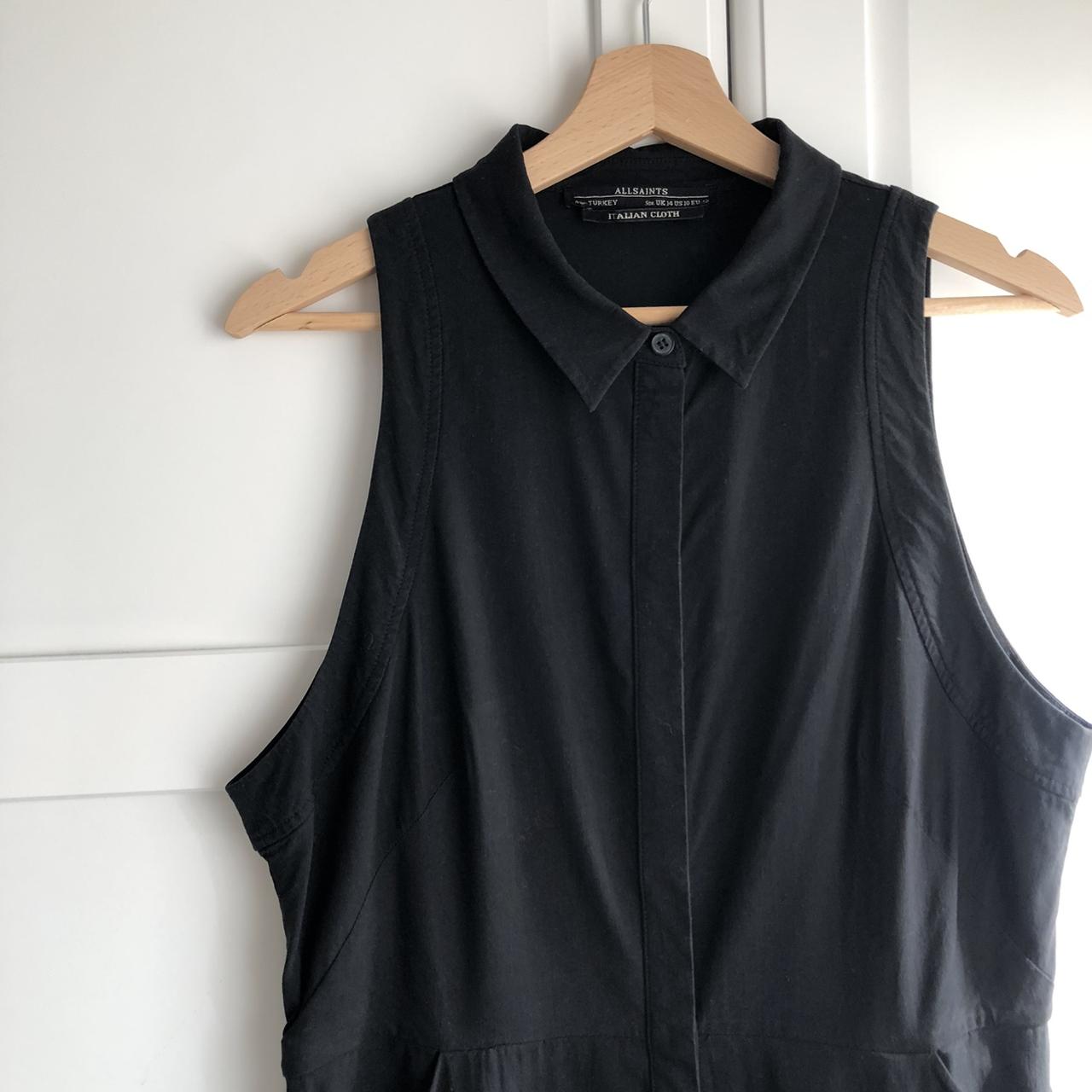 AllSaints Women's Black Dress | Depop