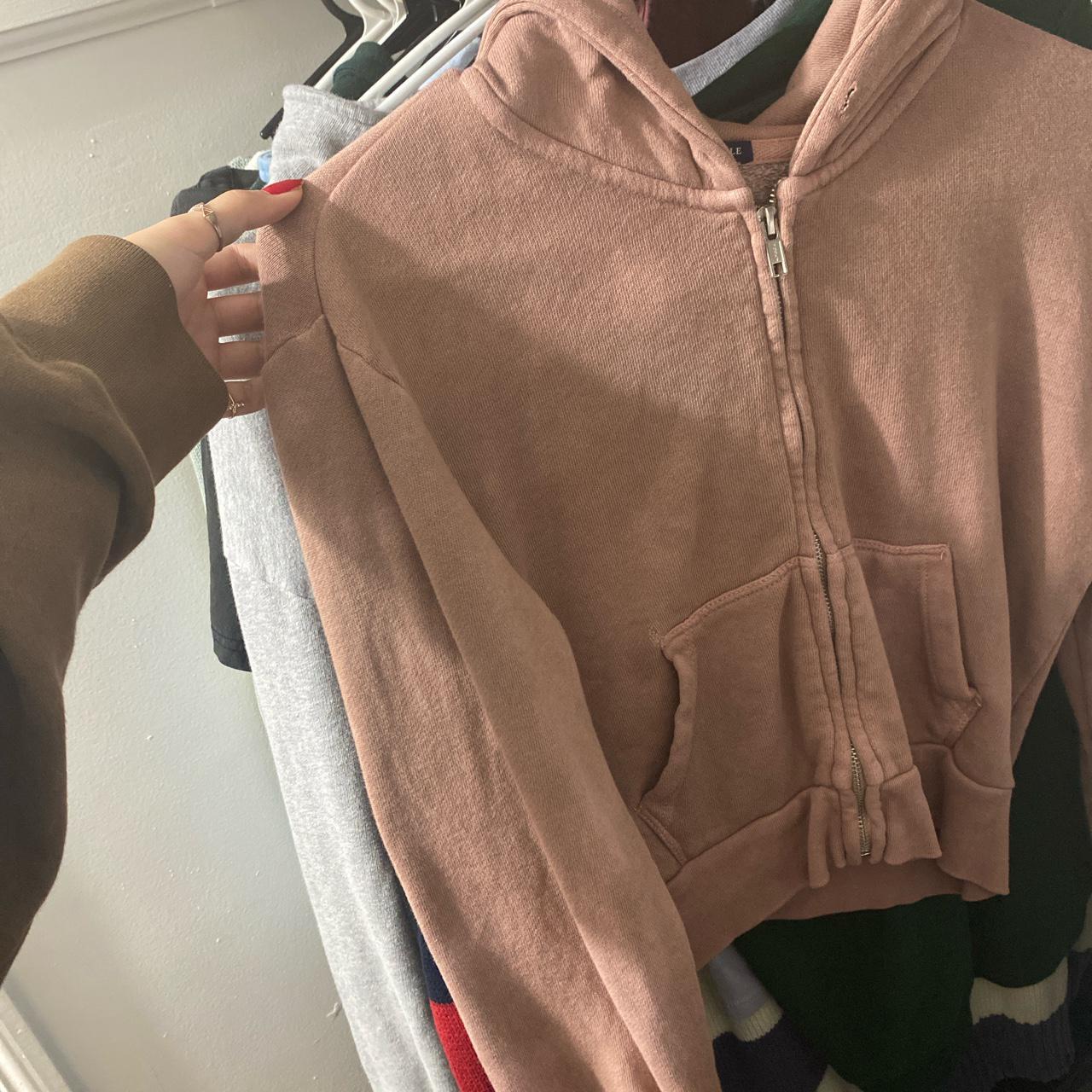 brandy melville crystal moletom com capuz dupe