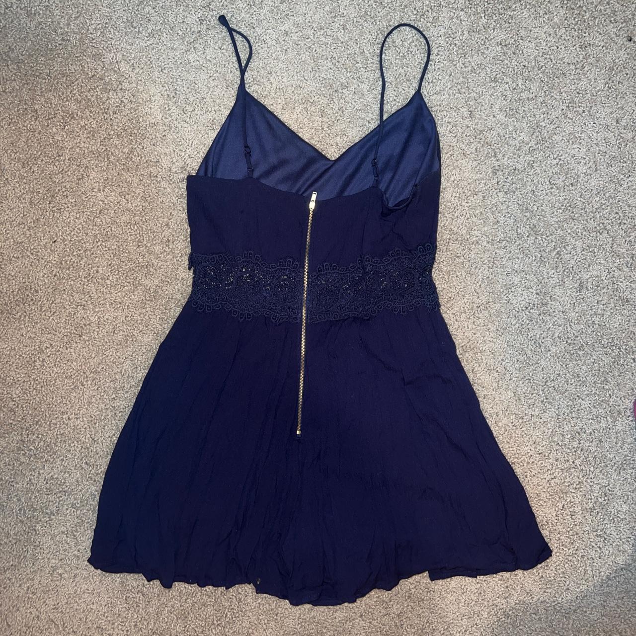 ALTAR’D STATE- navy romper with gorgeous lace cutout... - Depop