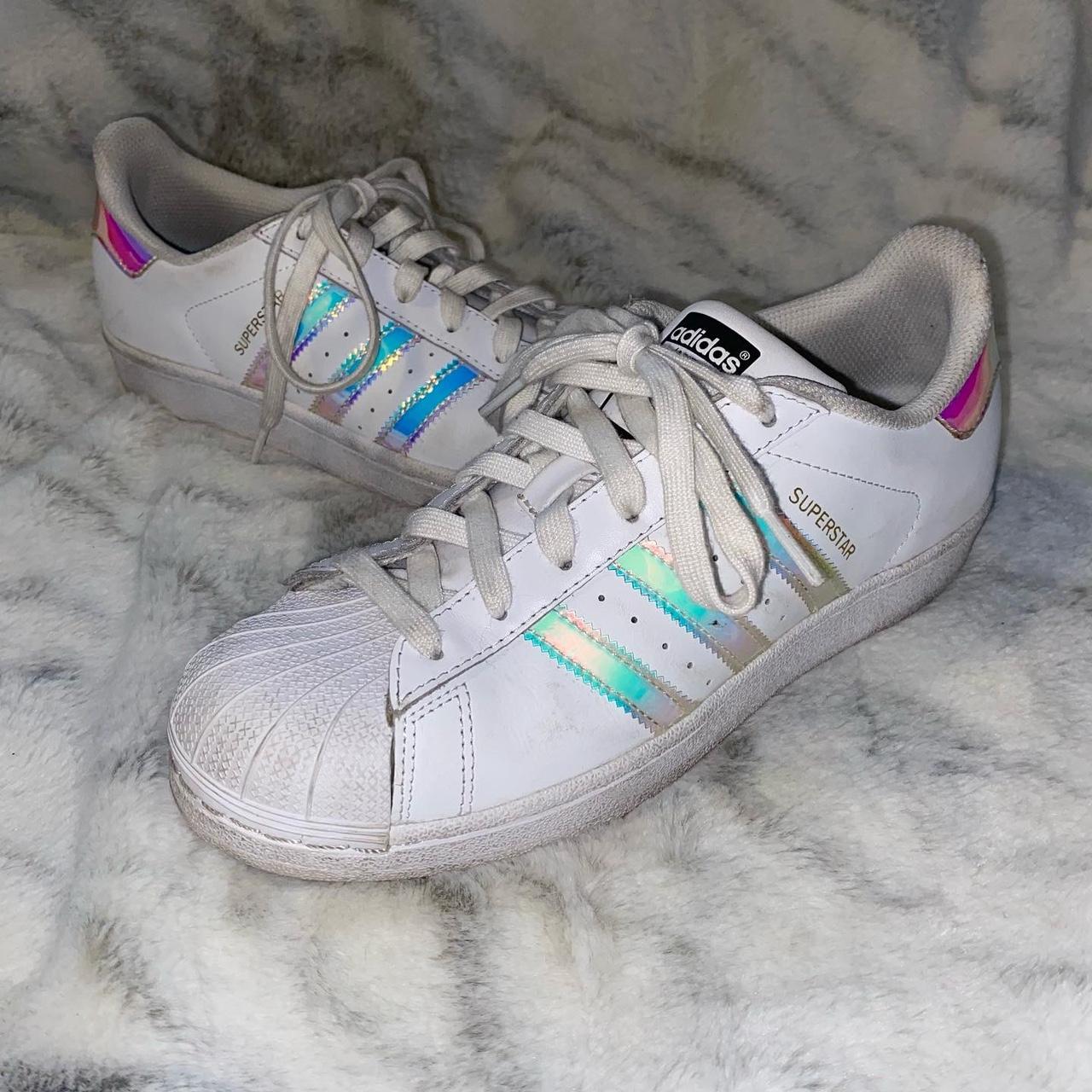 Adidas Superstar Iridescent Shoes -in Depop