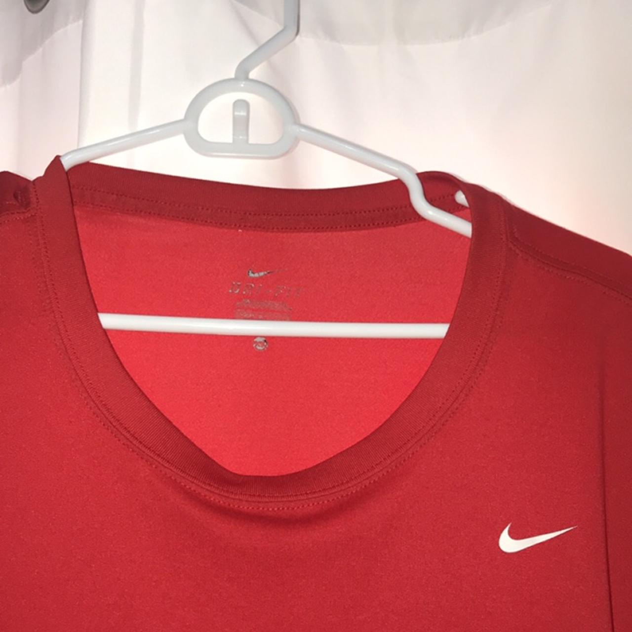 Nike Men's Red T-shirt | Depop