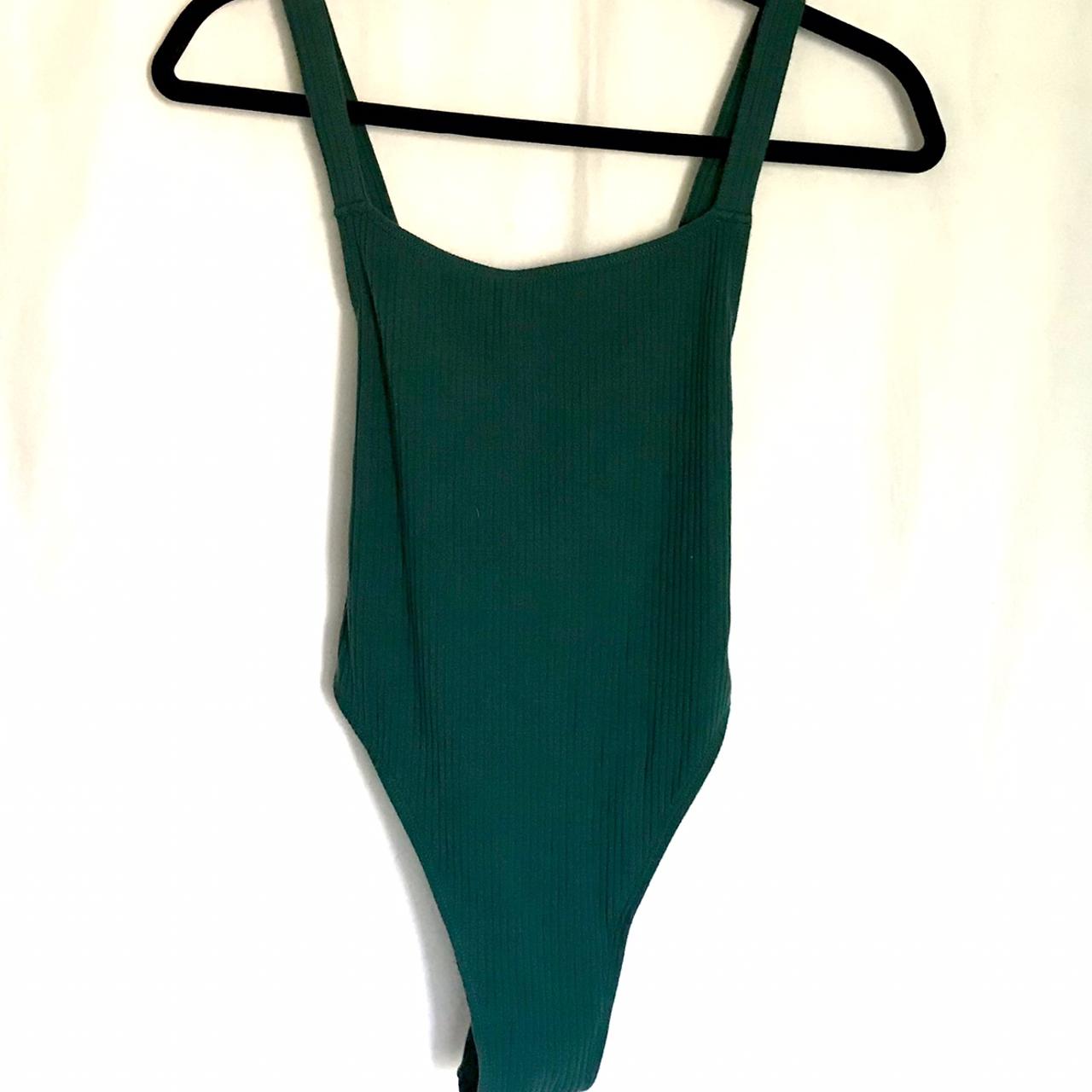 LAHANA forest green one piece swimsuit. FREE... Depop