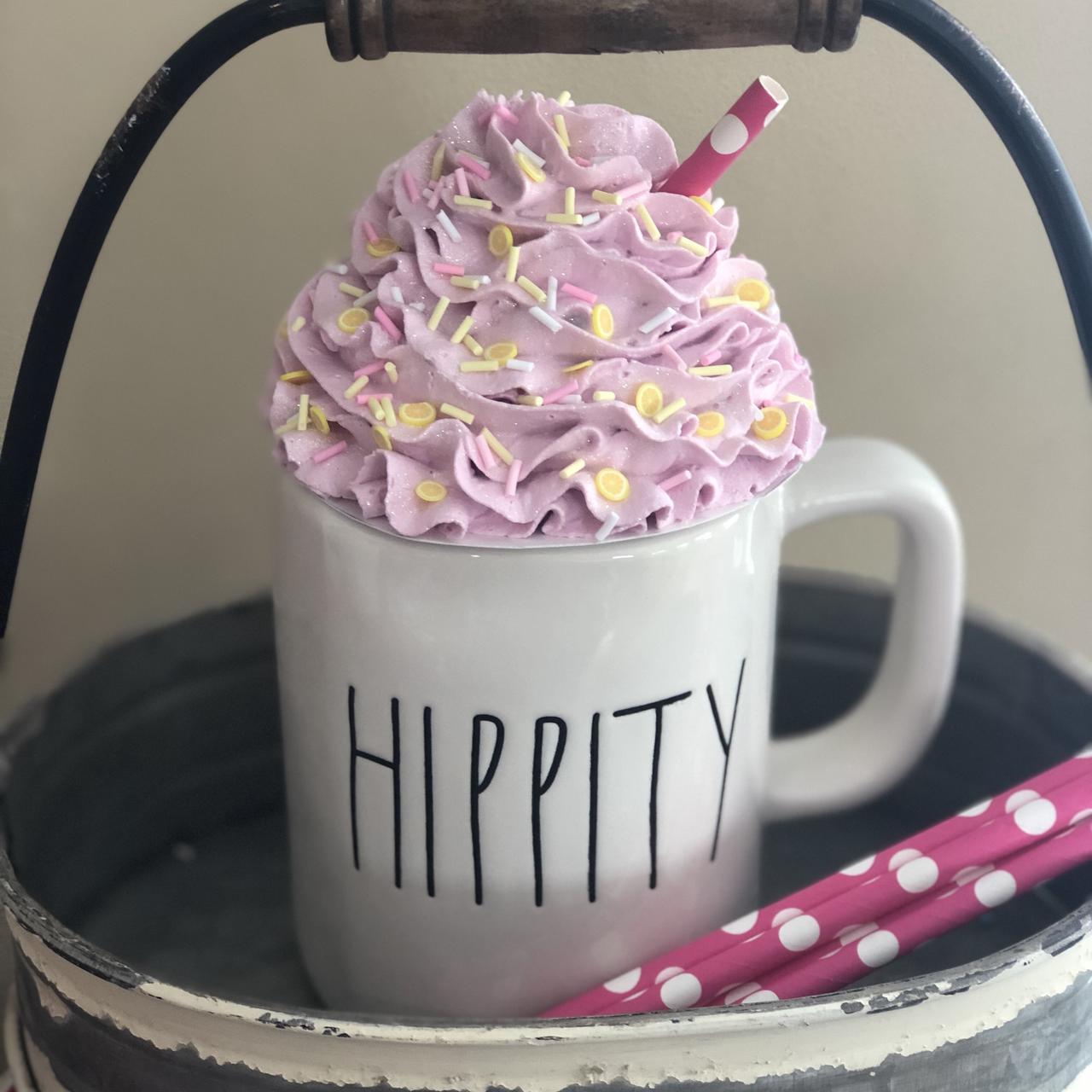 4 seasonal Faux Whipped Cream Mug Toppers are made - Depop