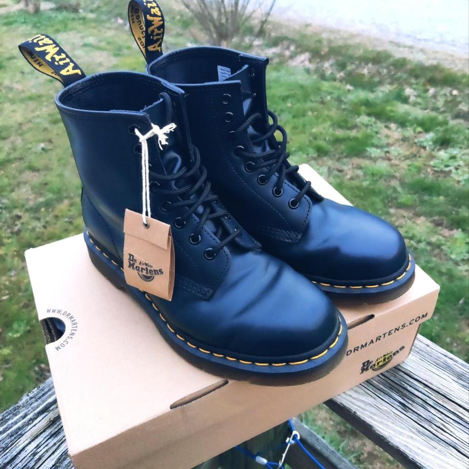 Dr. Martens 1460 boots Navy Blue Mens 7 Women s. Depop