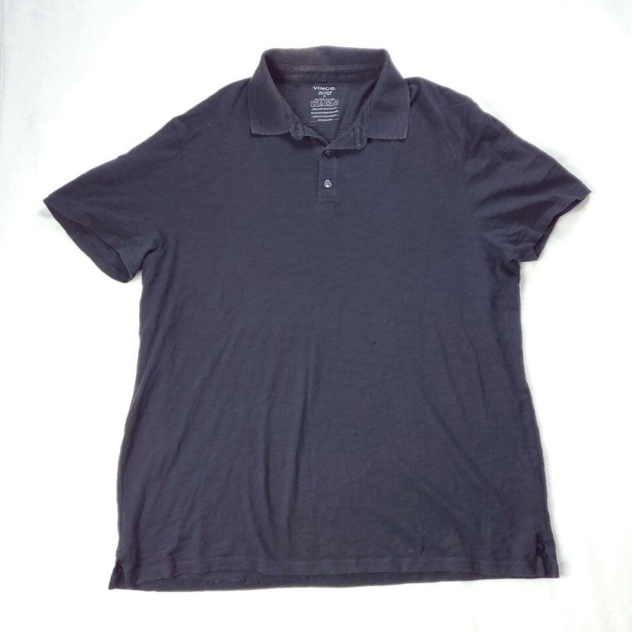 VINCE Short Sleeve Polo Shirt Mens XL 100%... - Depop