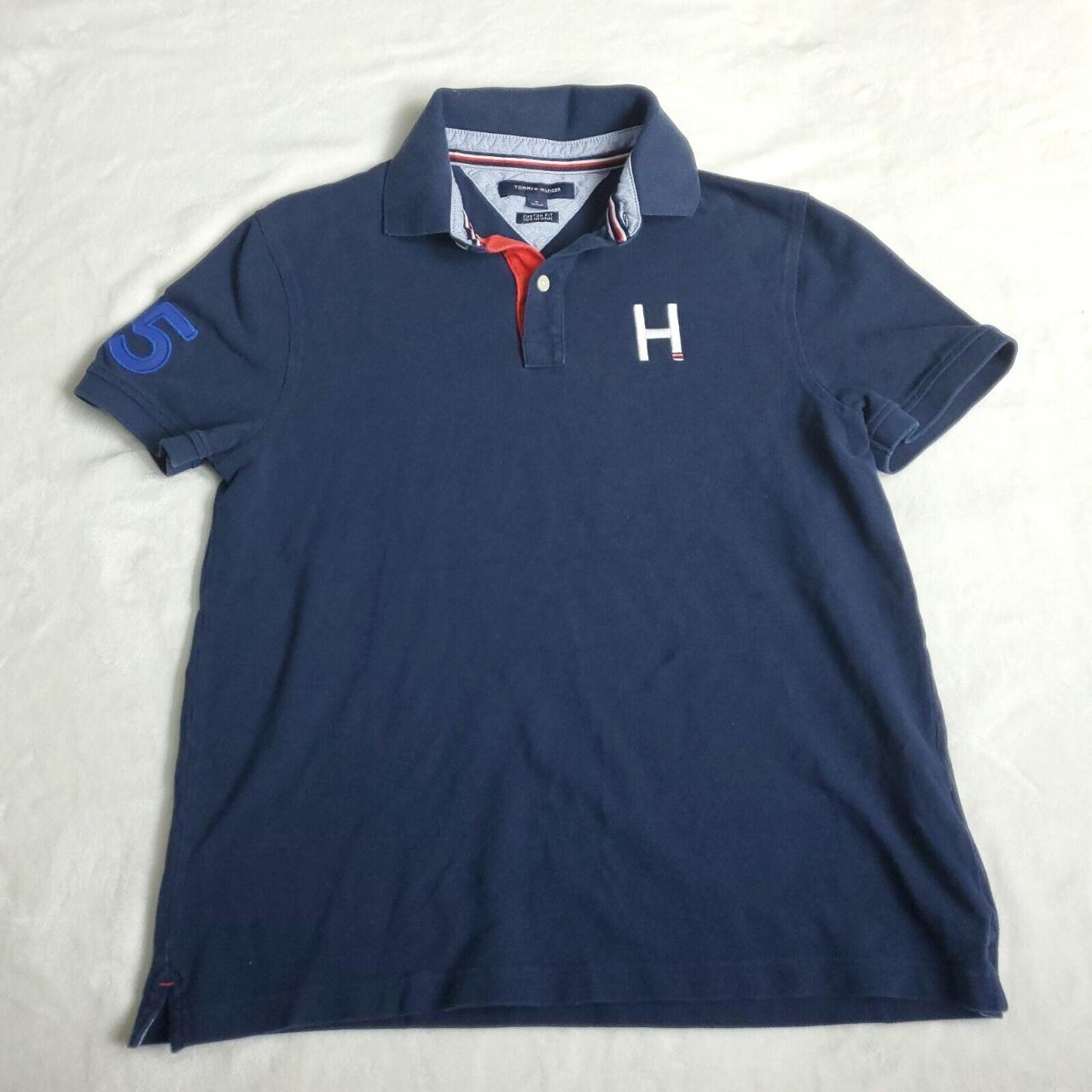 Tommy Hilfiger Custom Fit Polo Shirt Mens Size... - Depop