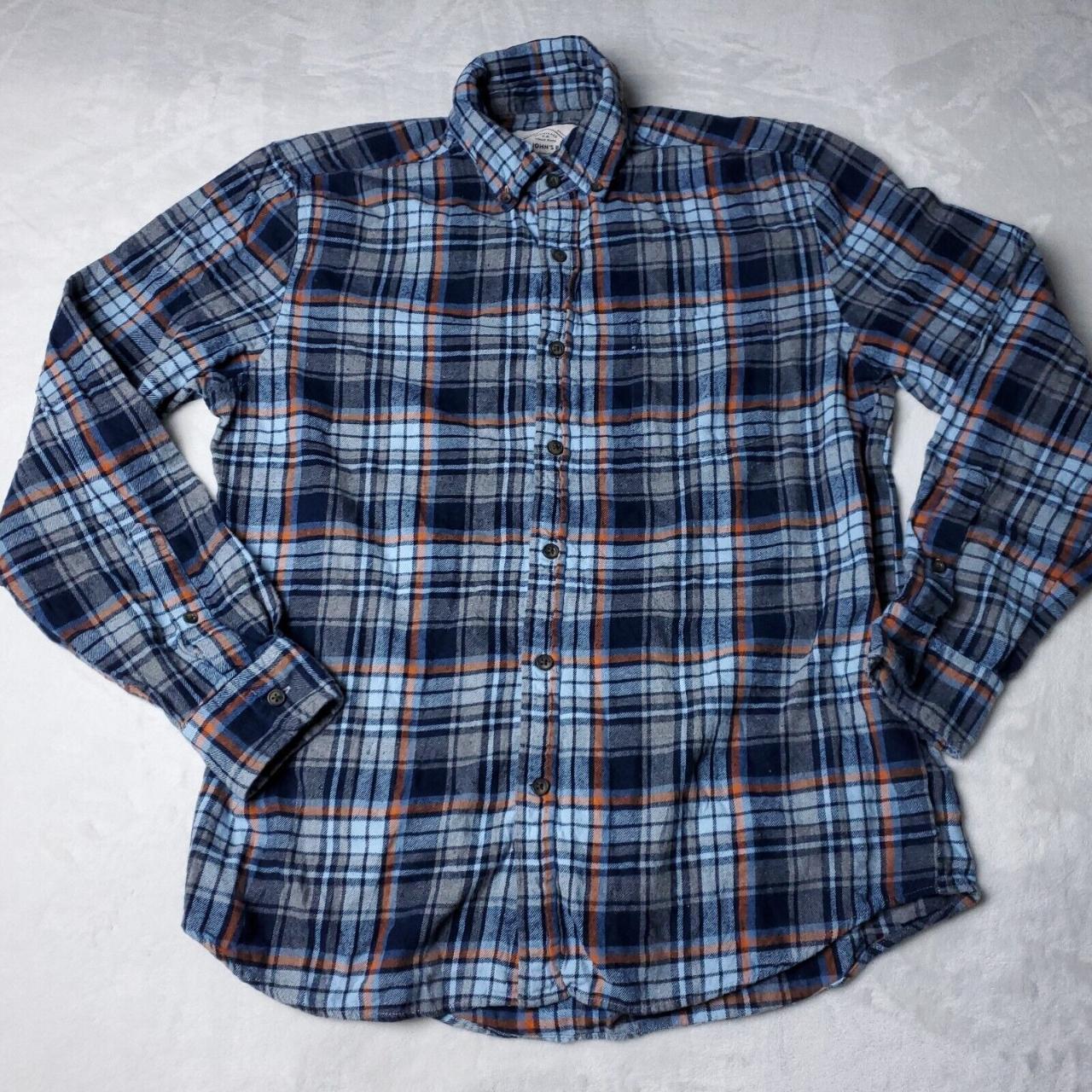 St. Johns Bay Plaid Button Shirt Mens Size M... - Depop