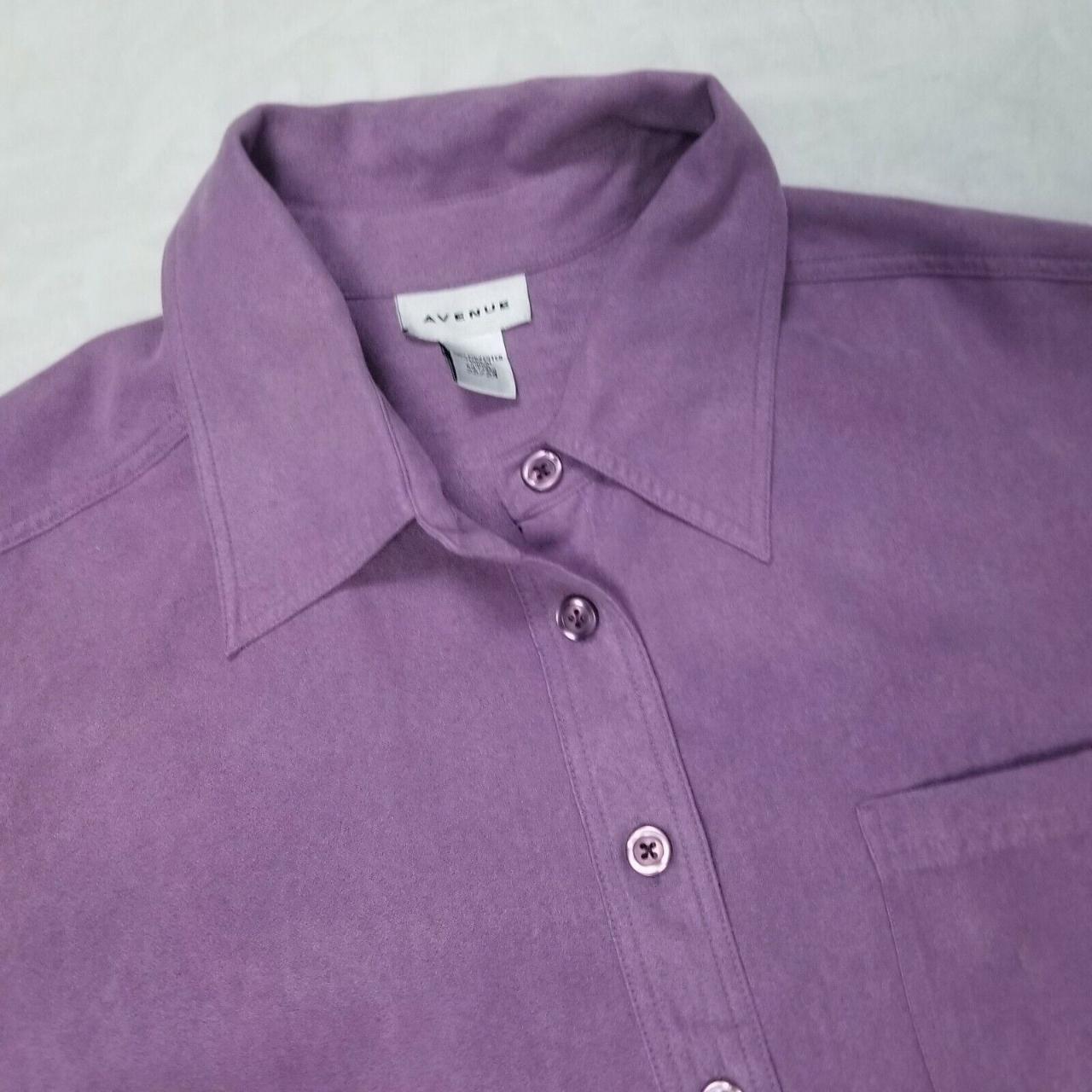Avenue Women's Purple Shirt (2)