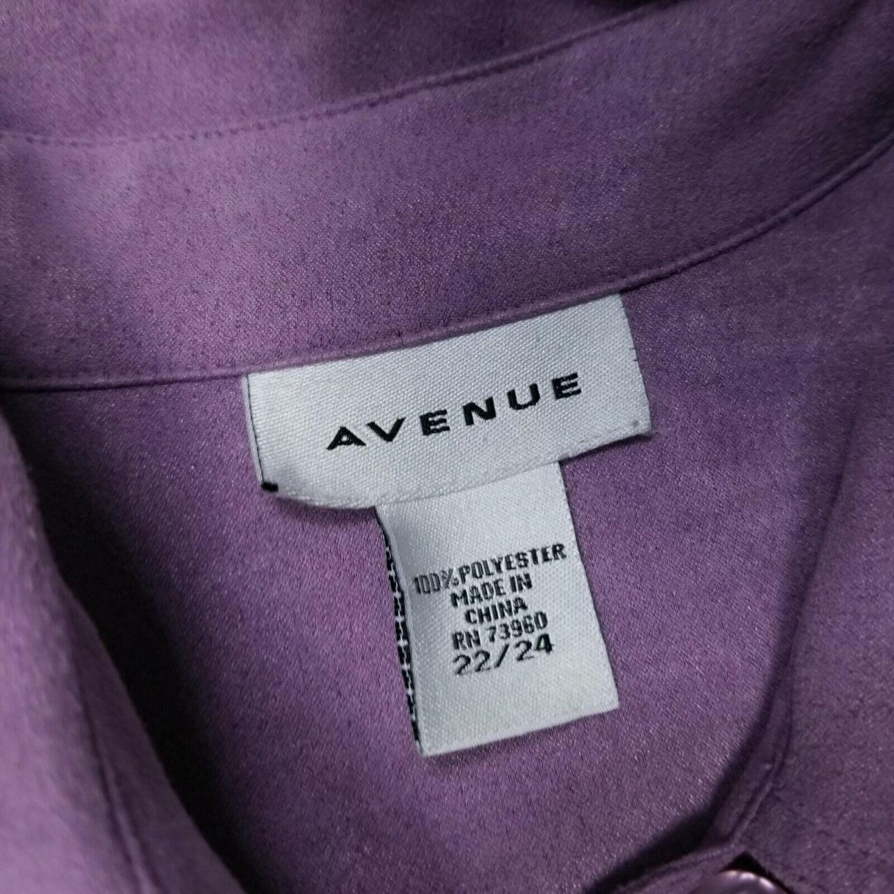 Avenue Women's Purple Shirt (3)