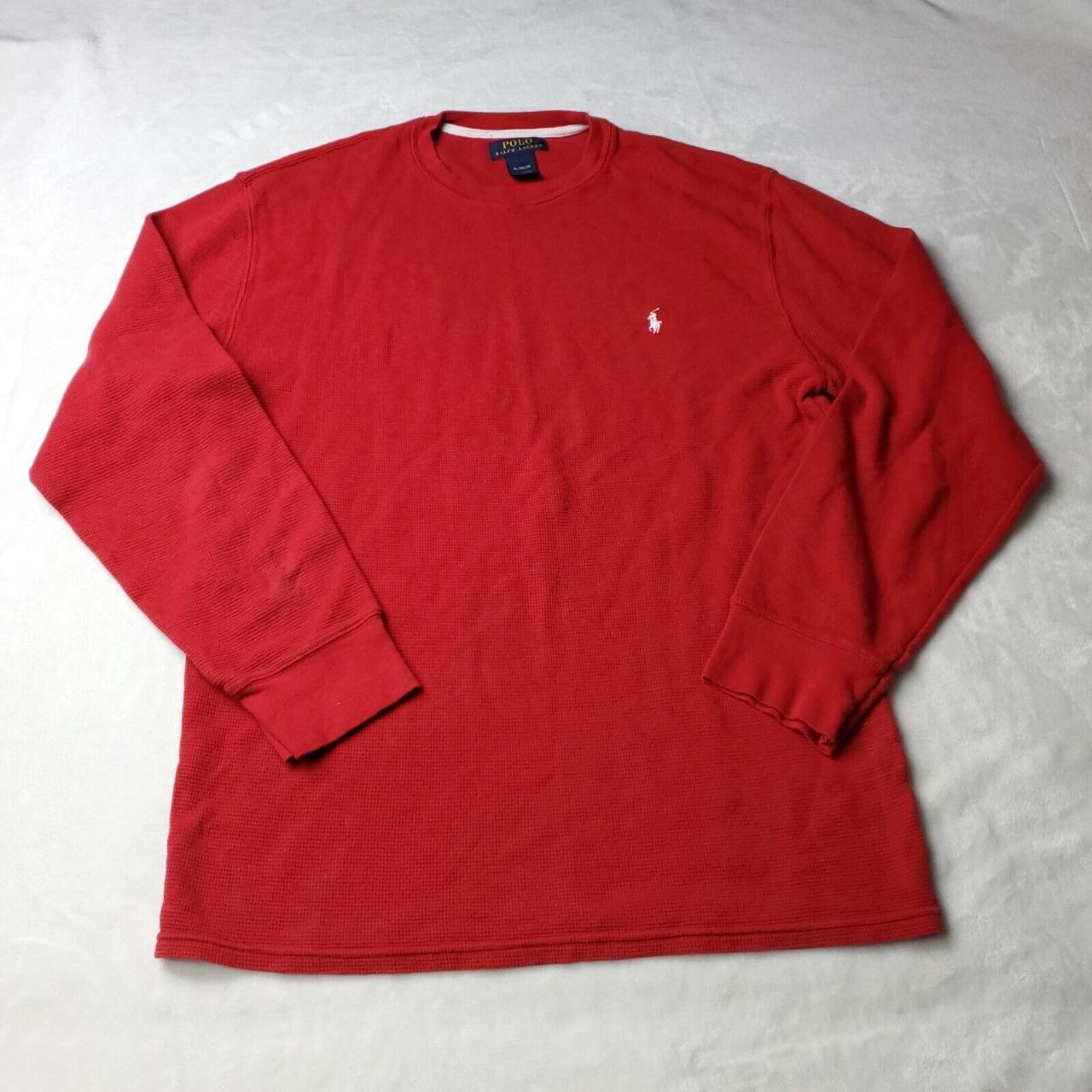 Polo Ralph Lauren Thermal T Shirt Mens Size XL ... - Depop