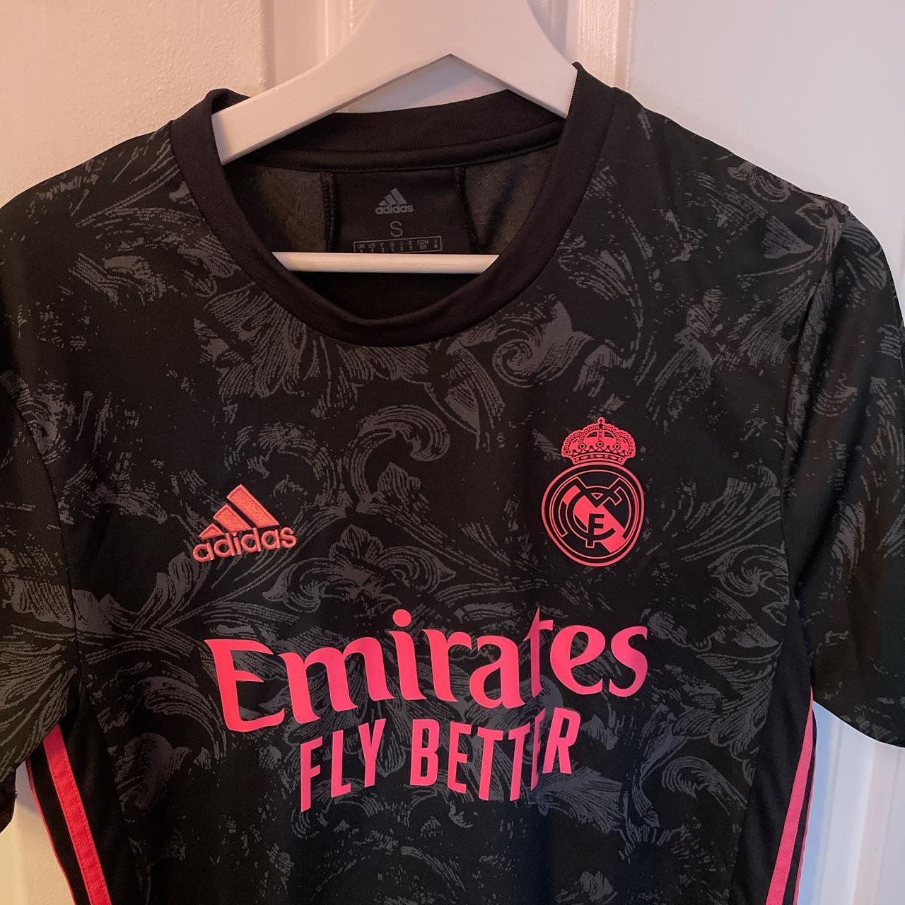 Pink Real Madrid soccer jersey - Depop