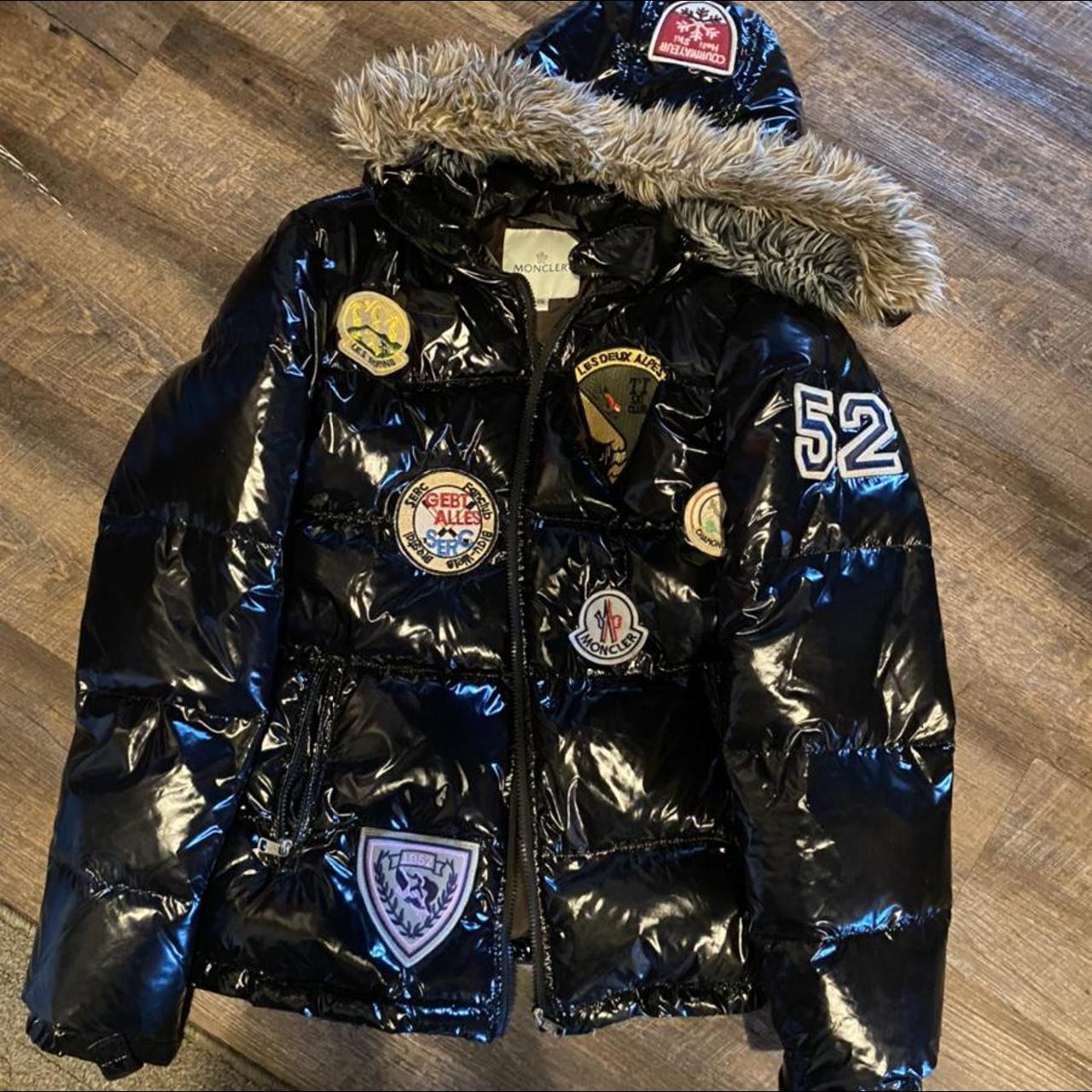 depop moncler coat