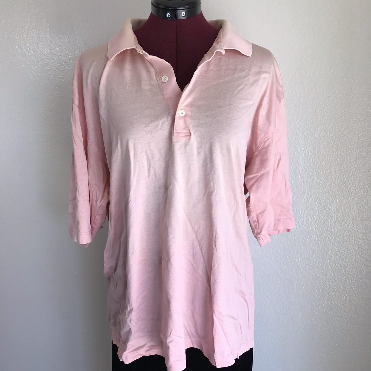 Product Image 1 - 1980s faded pink polo shirt,